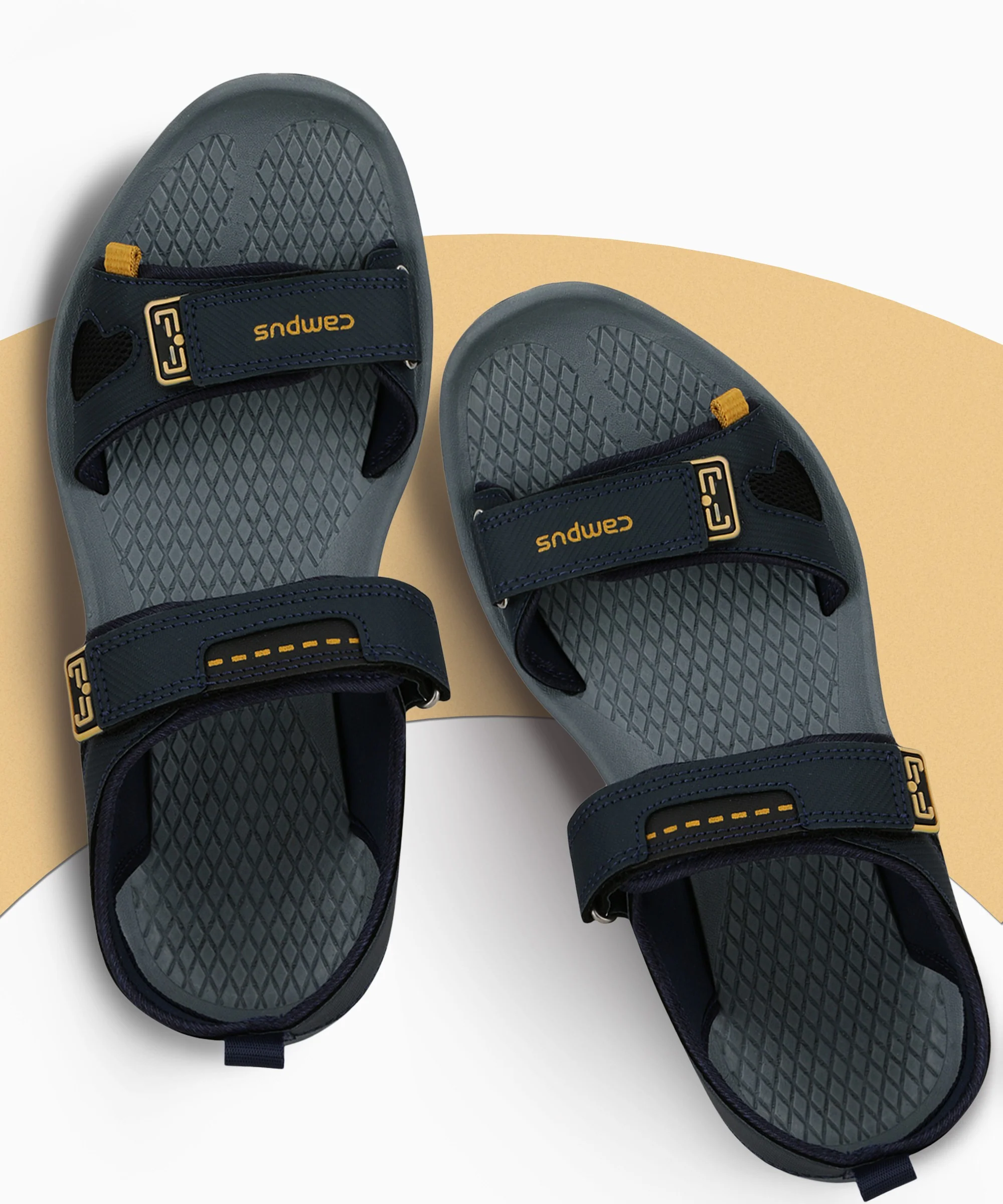 2GC-01 Navy Men's Sports Sandals - Image 5