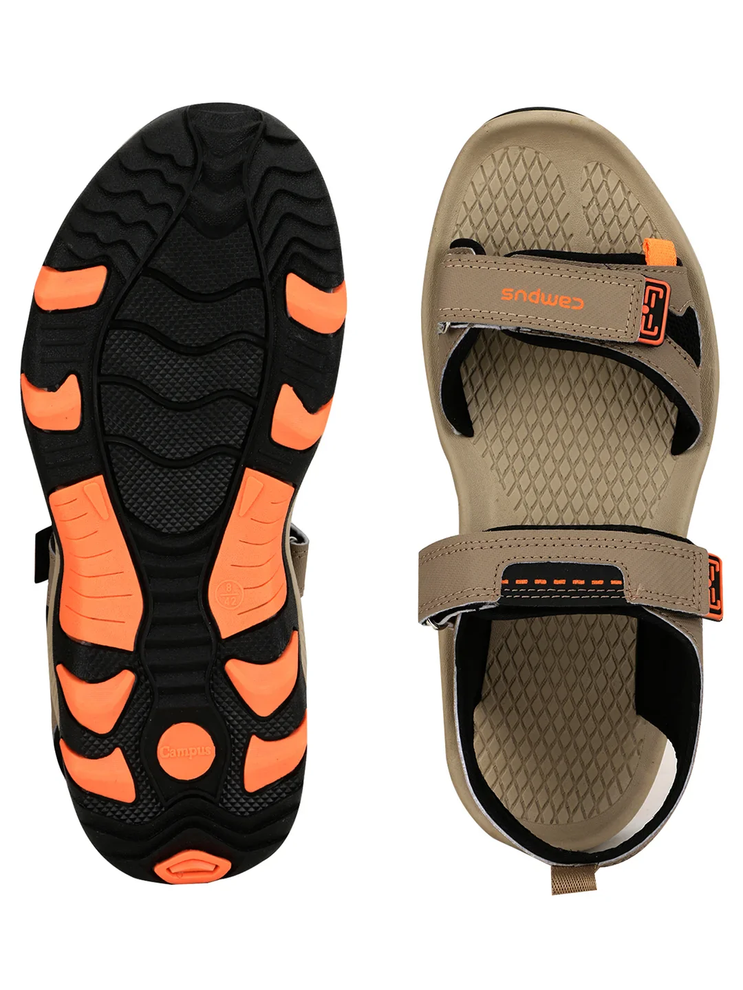 2GC-01A Beige Men's Sandals - Image 3