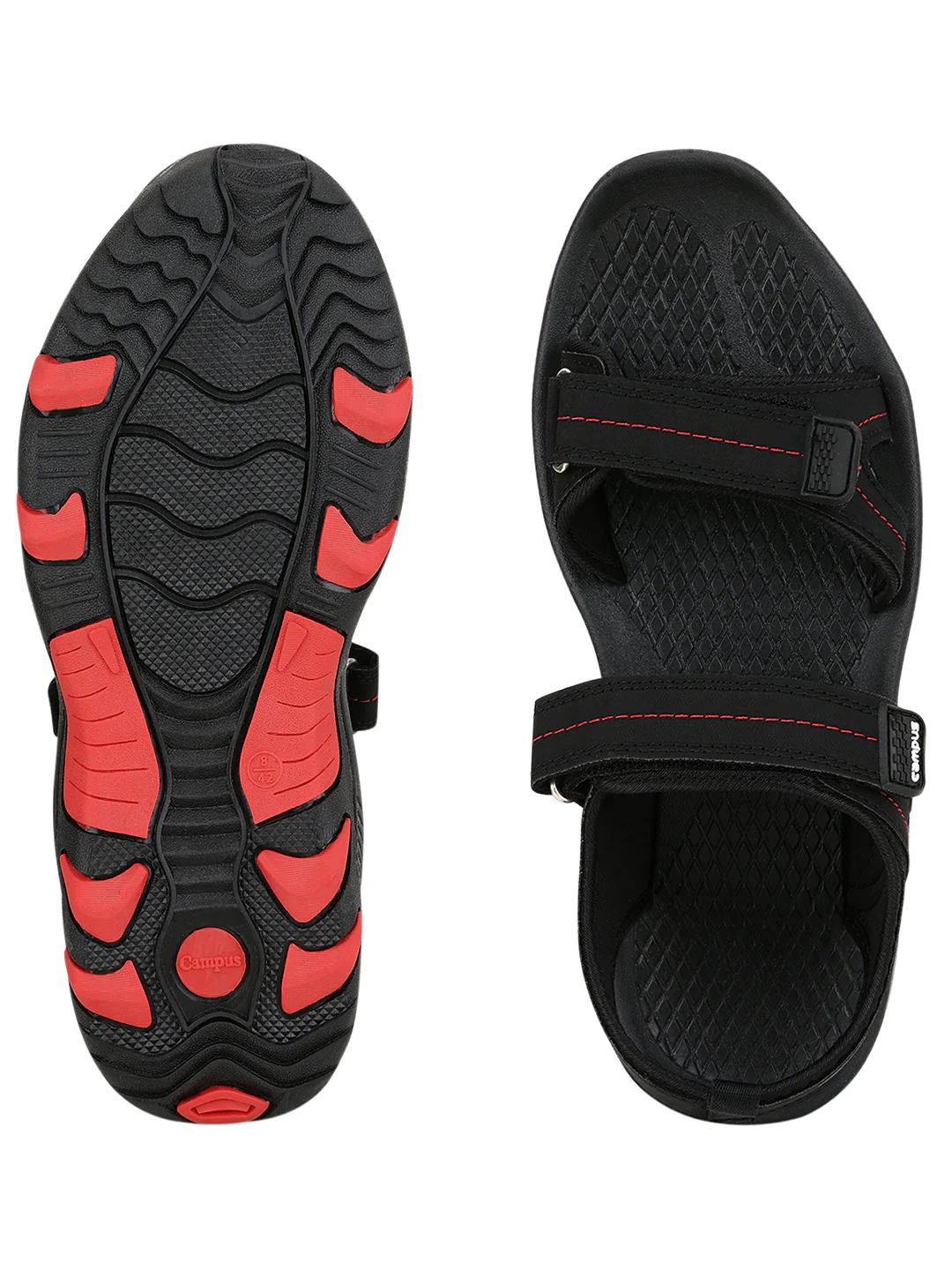 2GC-03 Black Men's Sports Sandals - Image 5