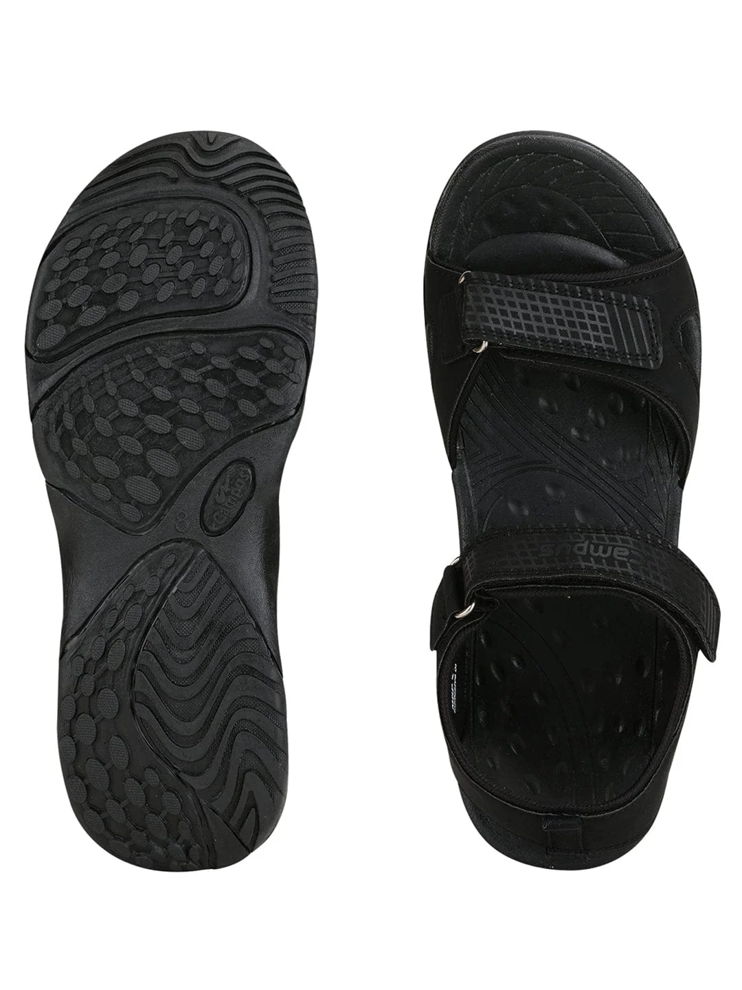 2GC-12 Black Men's Sports Sandals - Image 4