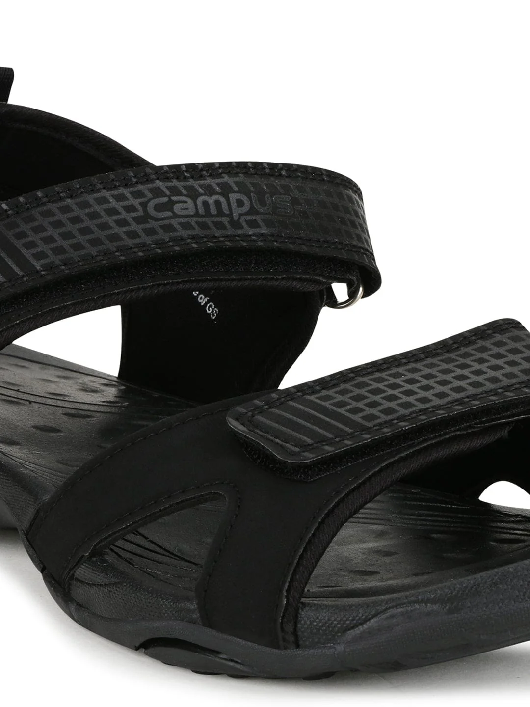 2GC-12 Black Men's Sports Sandals - Image 5