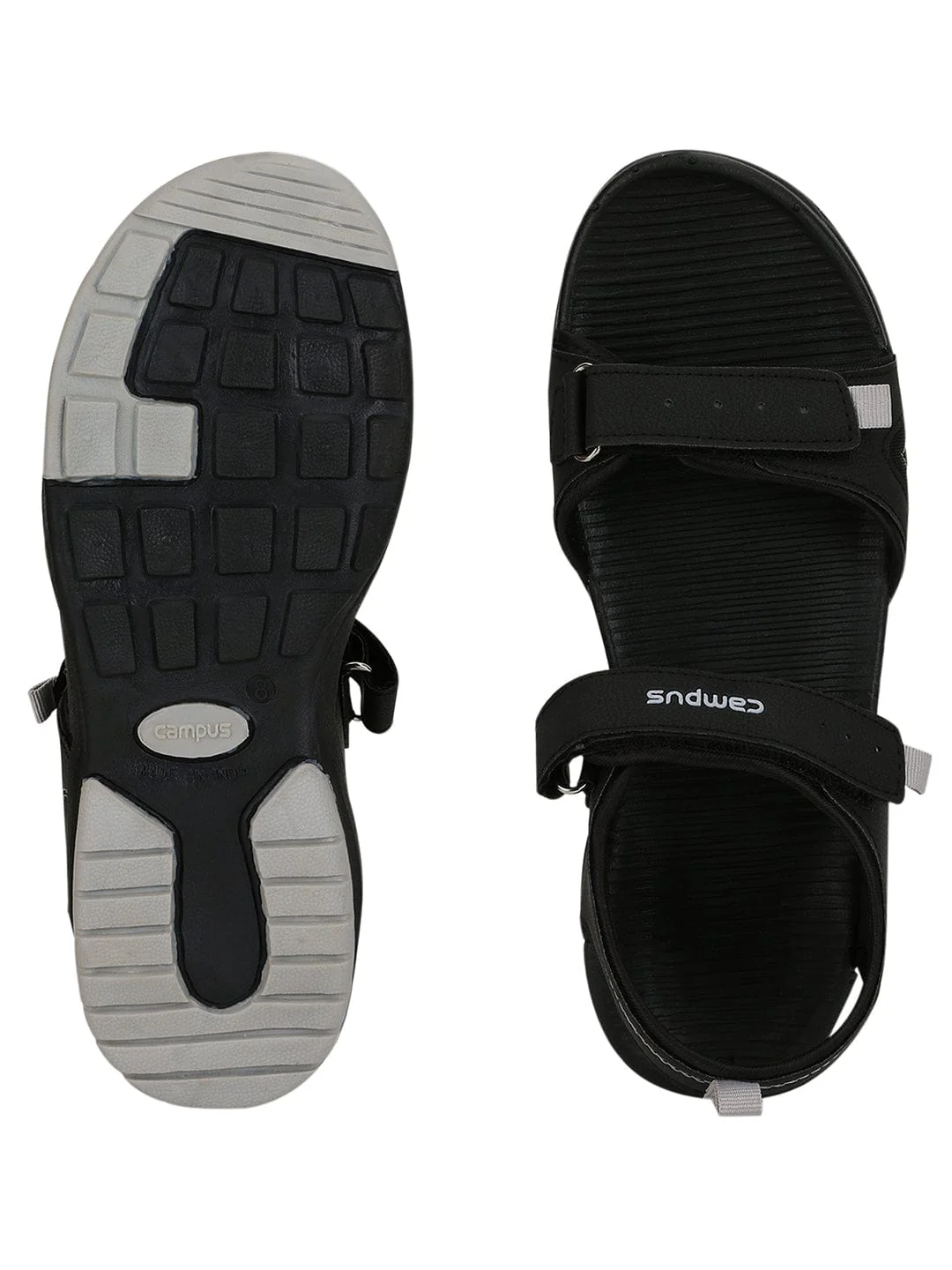 2GC-16 Black Men's Sports Sandals - Image 4