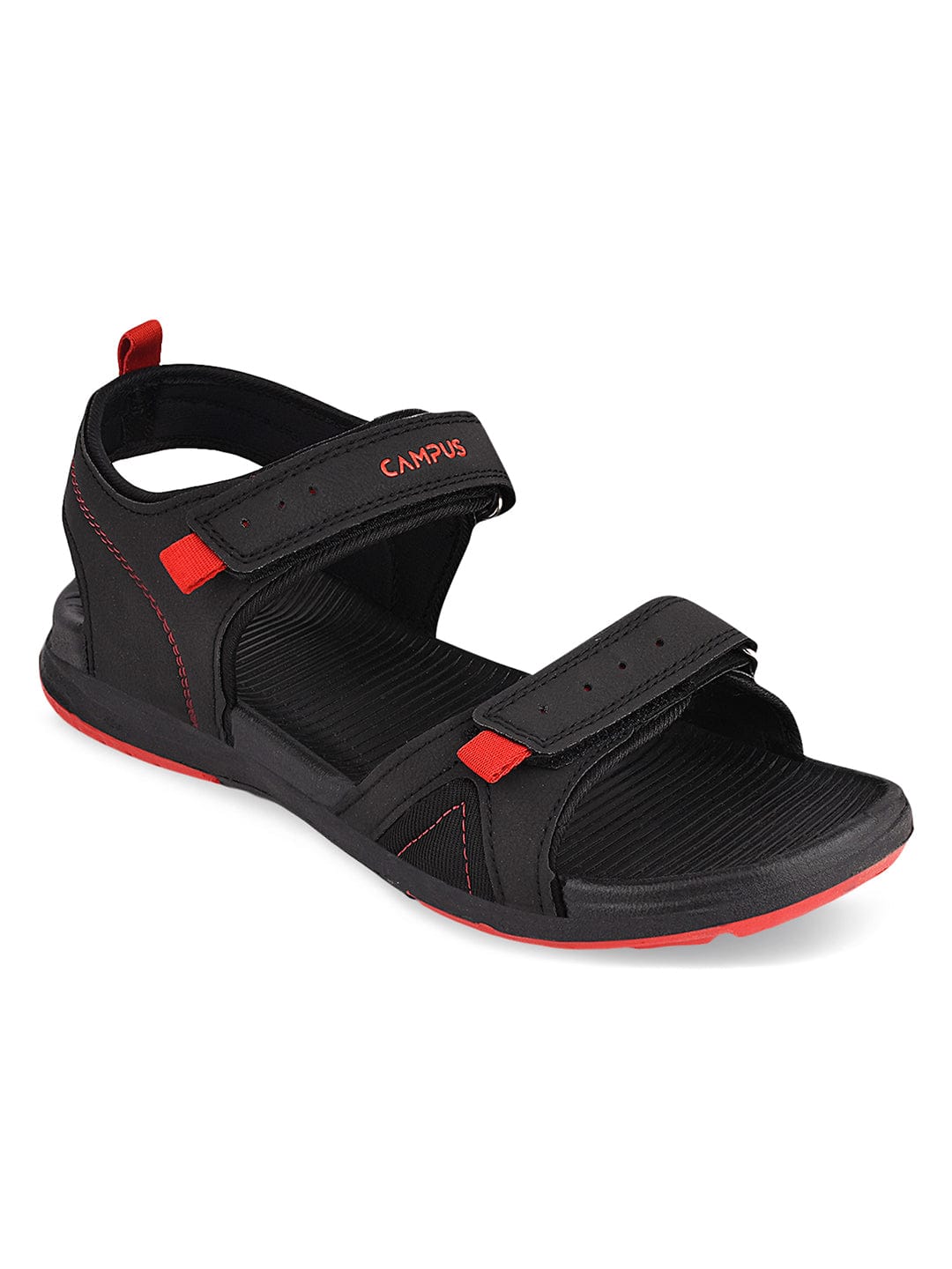 2GC-16 Black Men's Sandals - Image 2