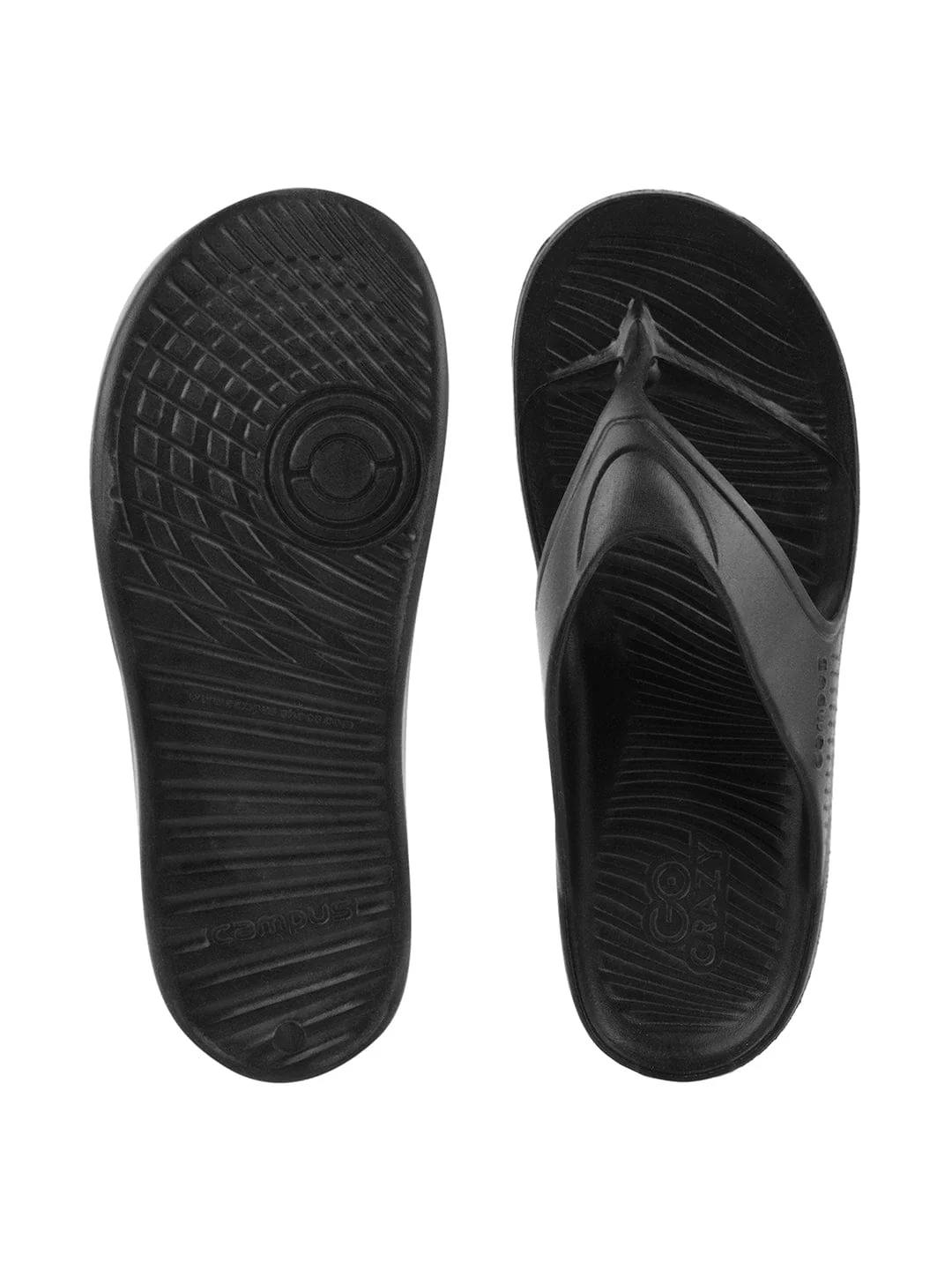 2SL-450 Black Men's Flip Flops - Image 4