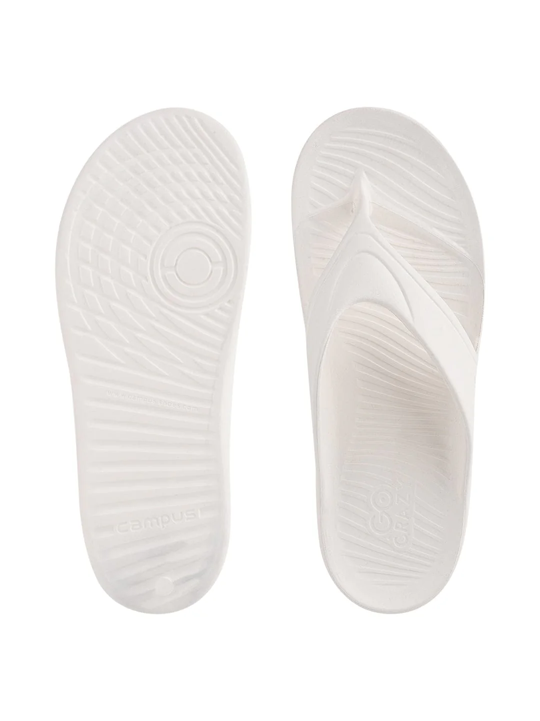 2SL-450 White Men's Flip Flops - Image 4