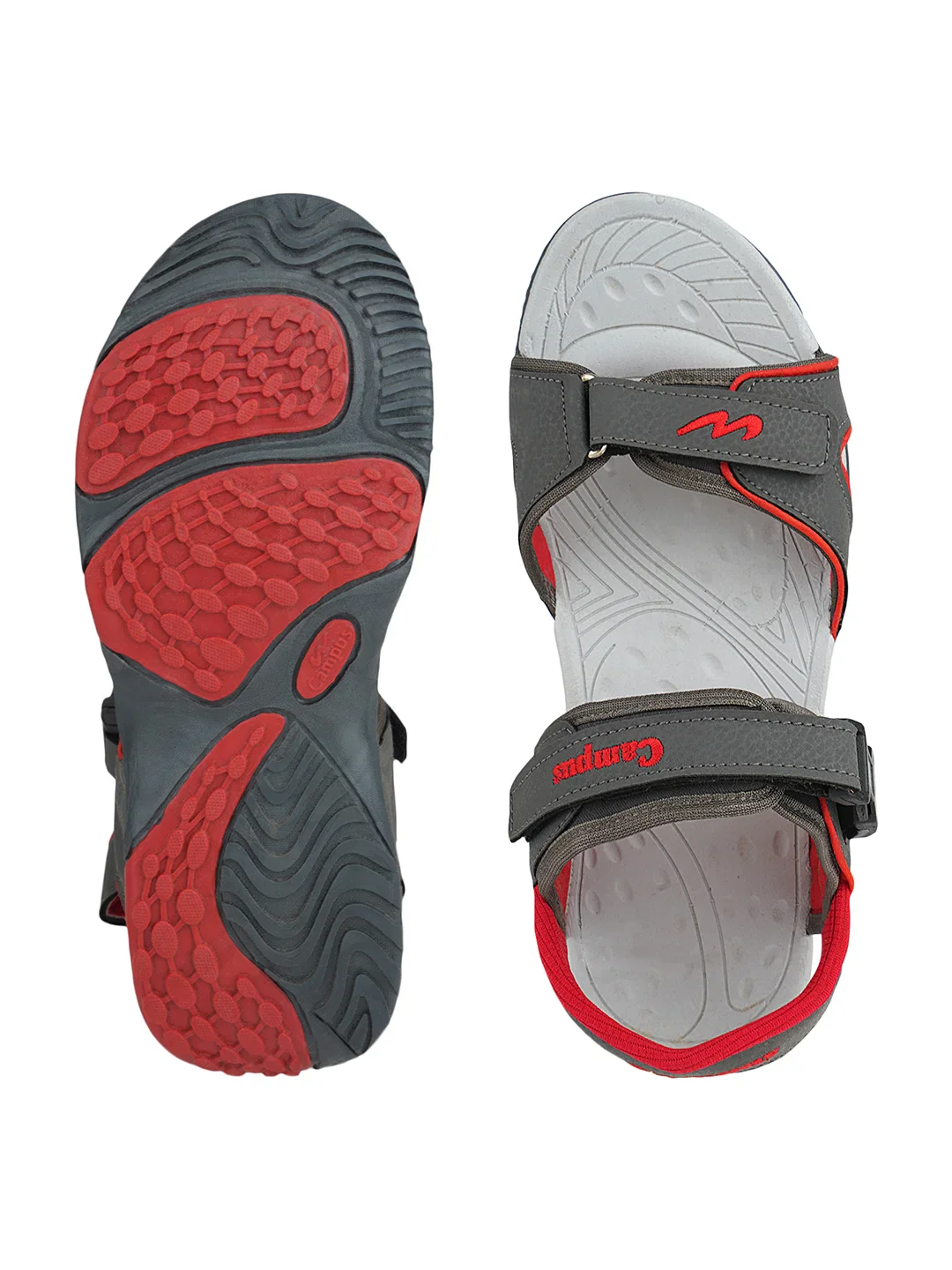 3K-514A Grey Men's Sandals - Image 3