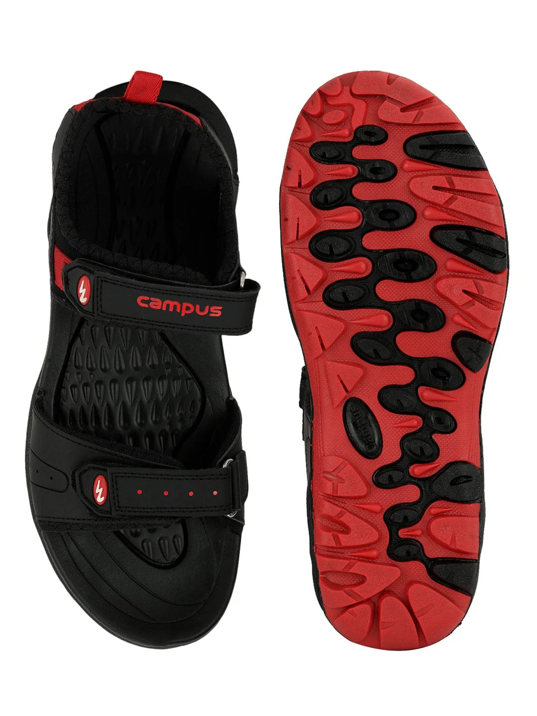 3K-903 Black Men's Sports Sandals - Image 4