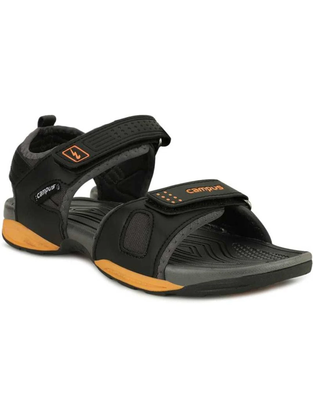 3K-905 Black Men's Sports Sandals - Image 2