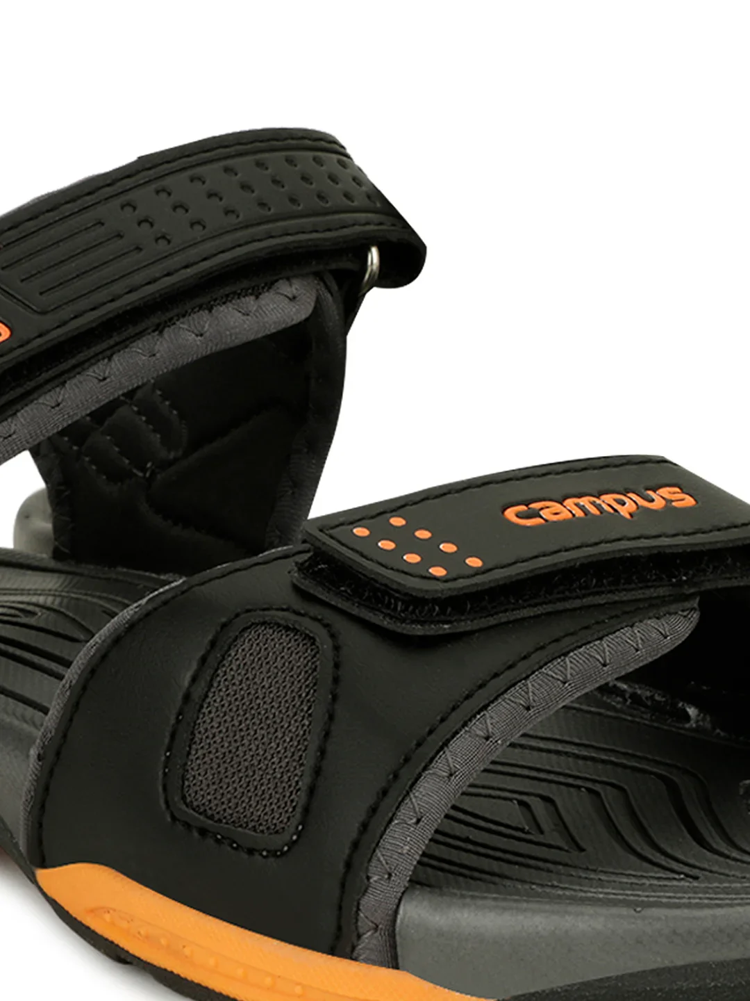 3K-905A Black Men's Sandals - Image 5