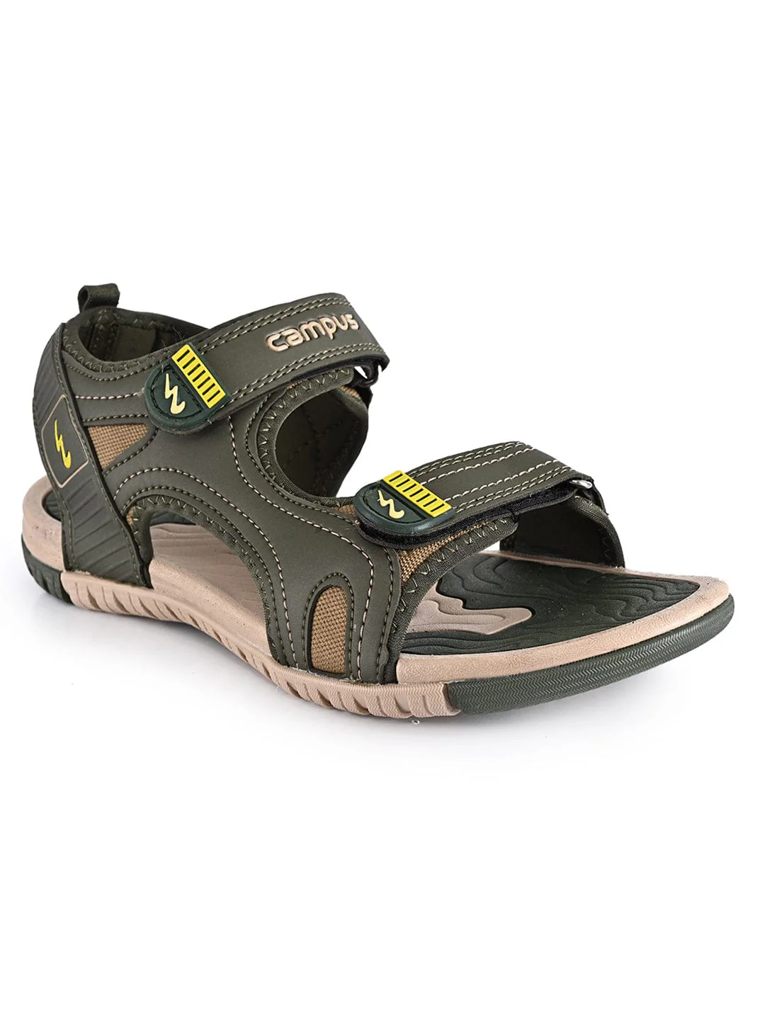 3K-908 Green Men's Sports Sandals - Image 2