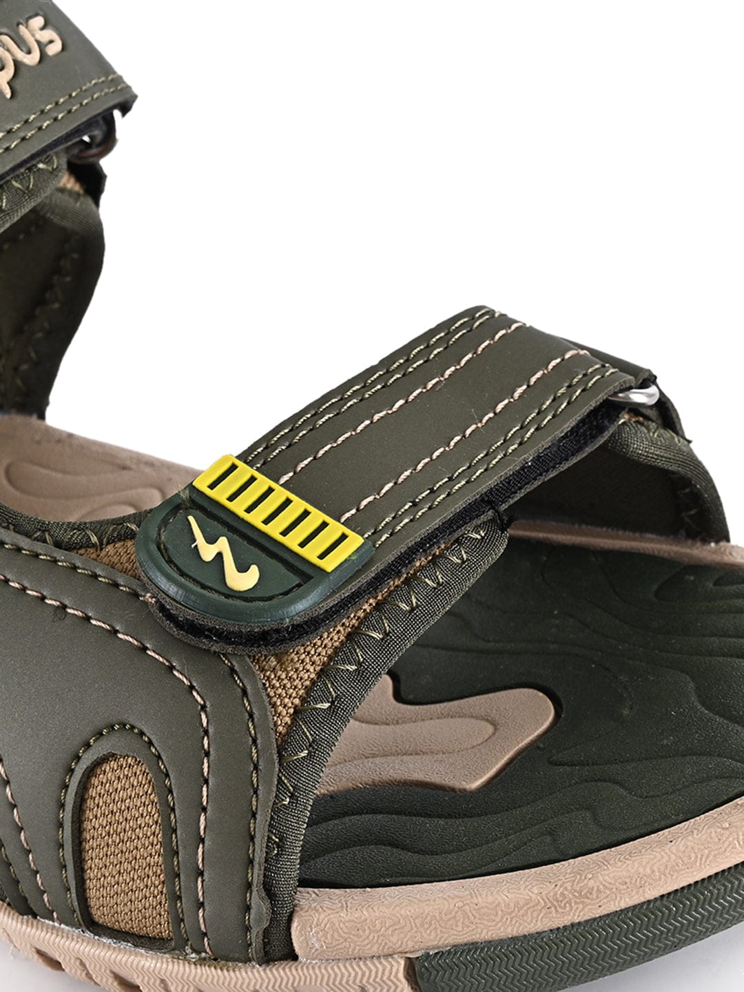 3K-908 Green Men's Sports Sandals - Image 5
