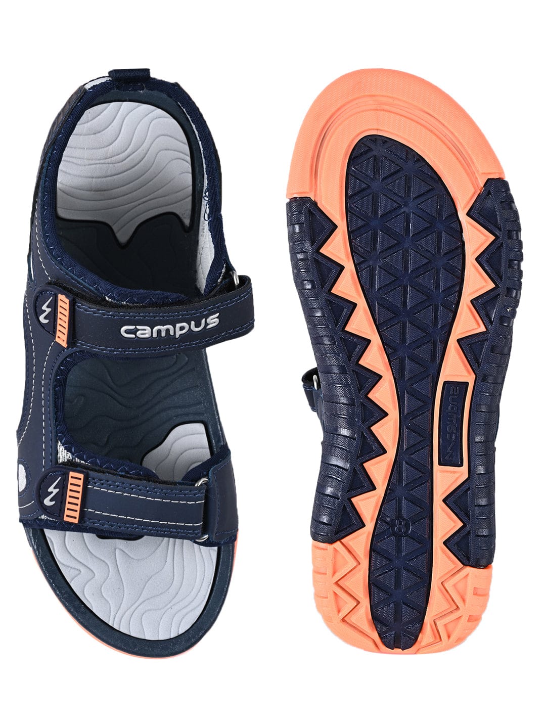 3K-908 Blue Men's Sandals - Image 4