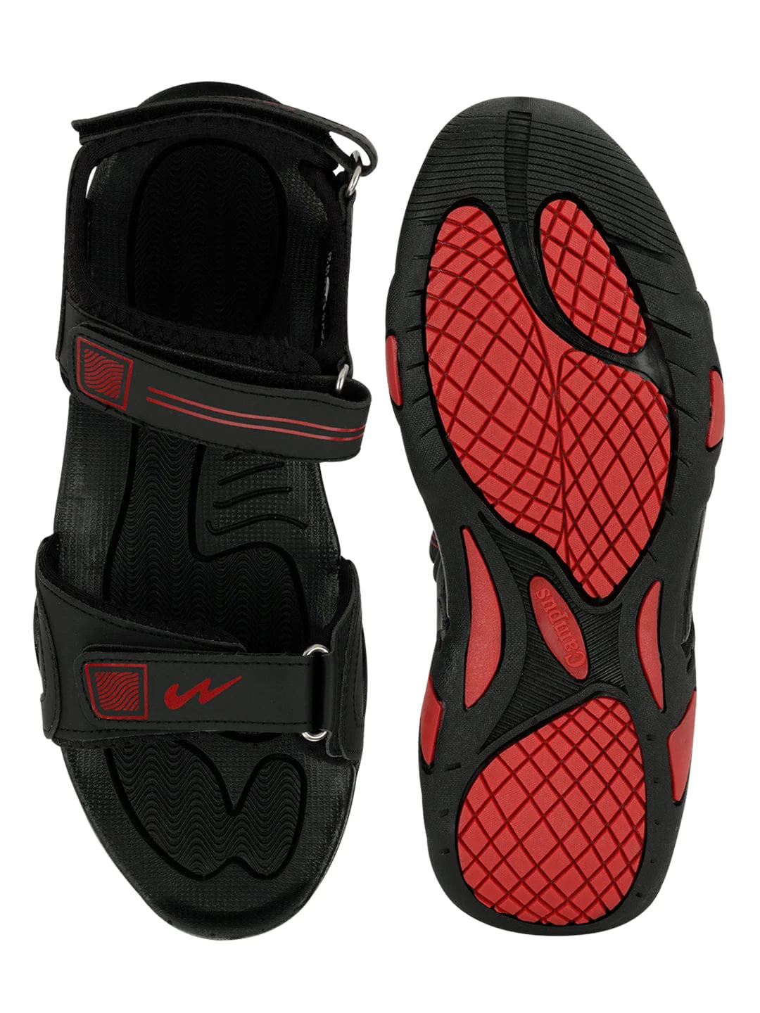 3K-911 Black Men's Sports Sandals - Image 4