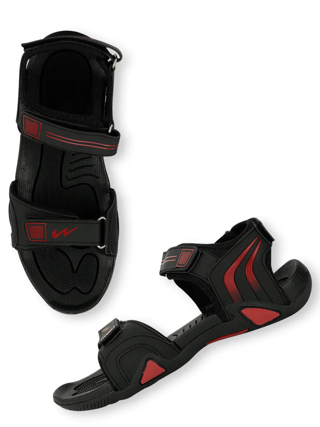 3K-911A Black Men's Sandals - Image 3