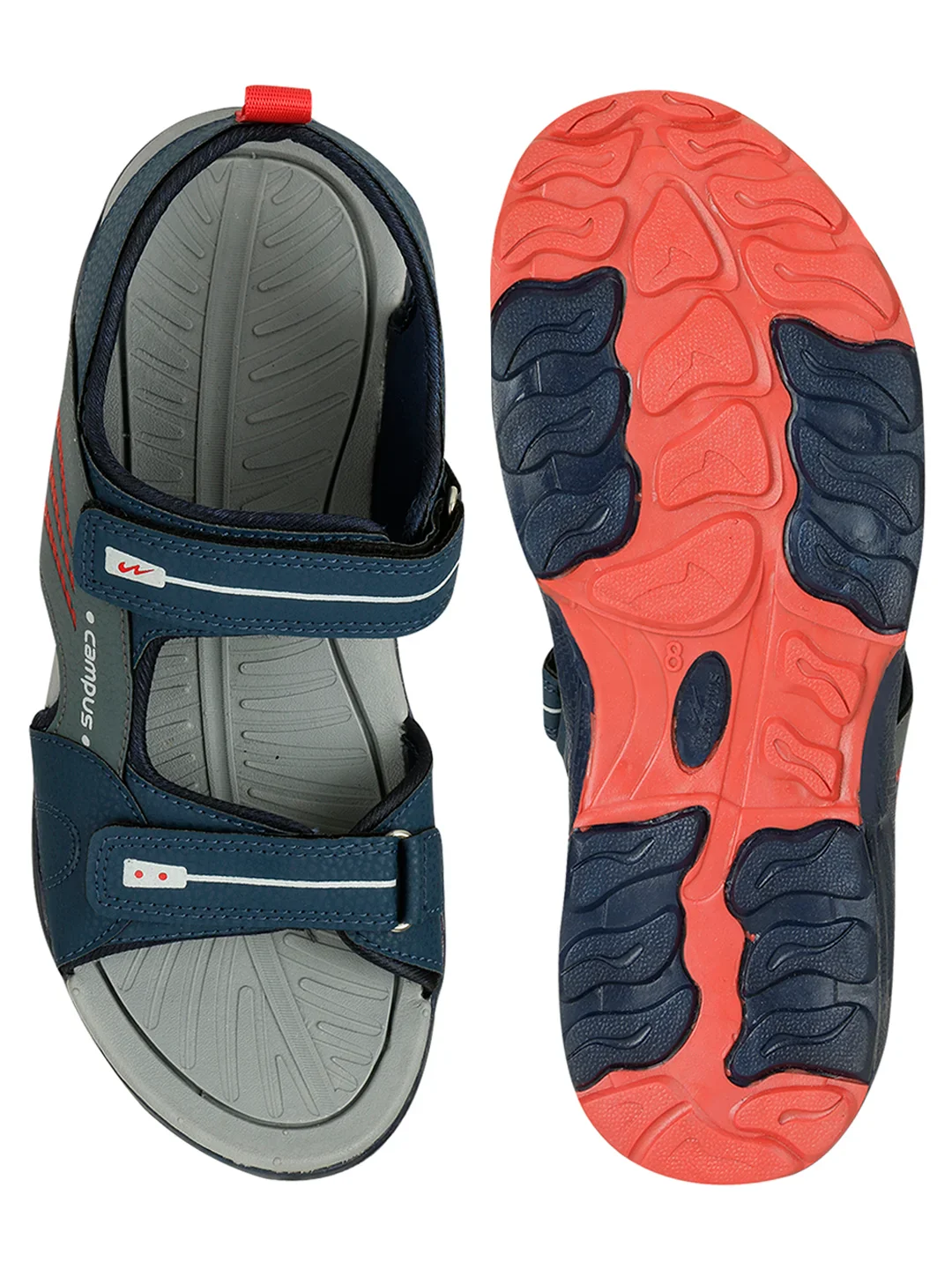3K-SD-055B Navy Men's Sandals - Image 4