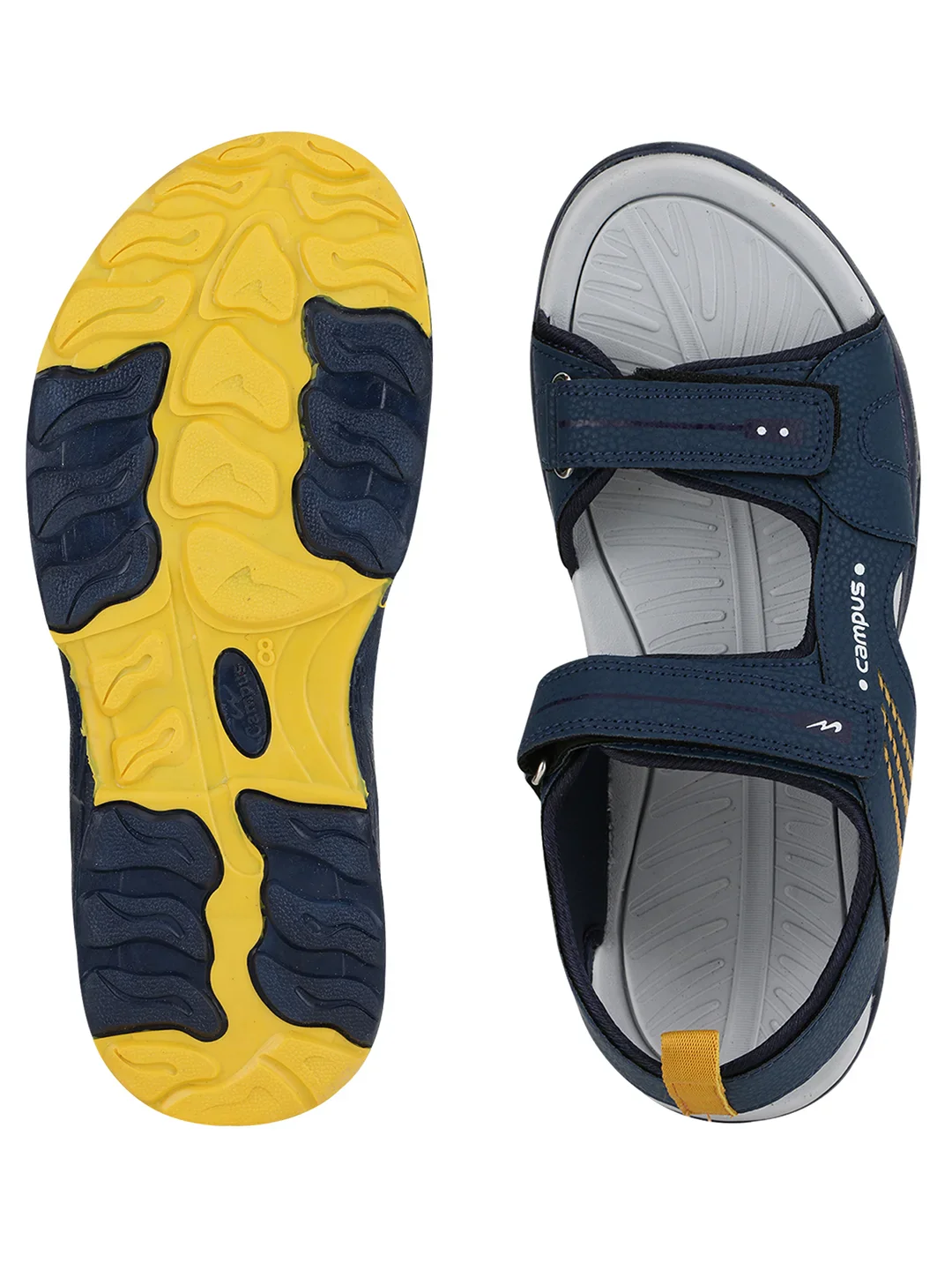 3K-SD-055B Navy Men's Sandals - Image 4