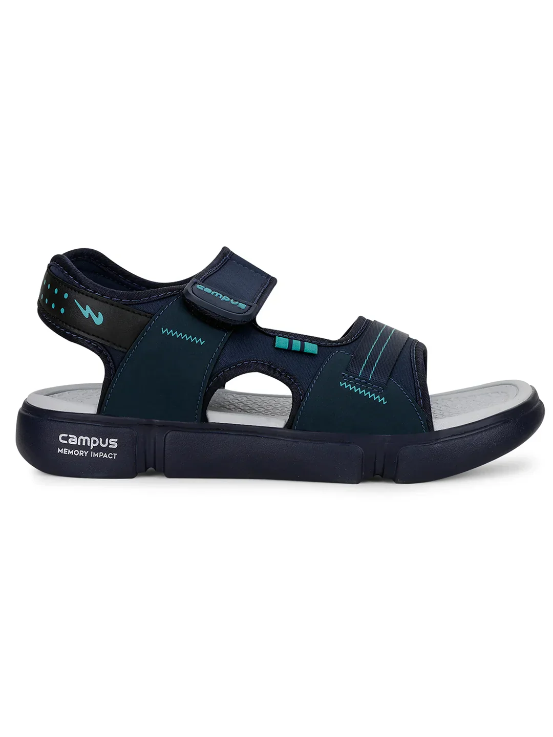 3K-SD-057B Navy Men's Sandals - Image 6