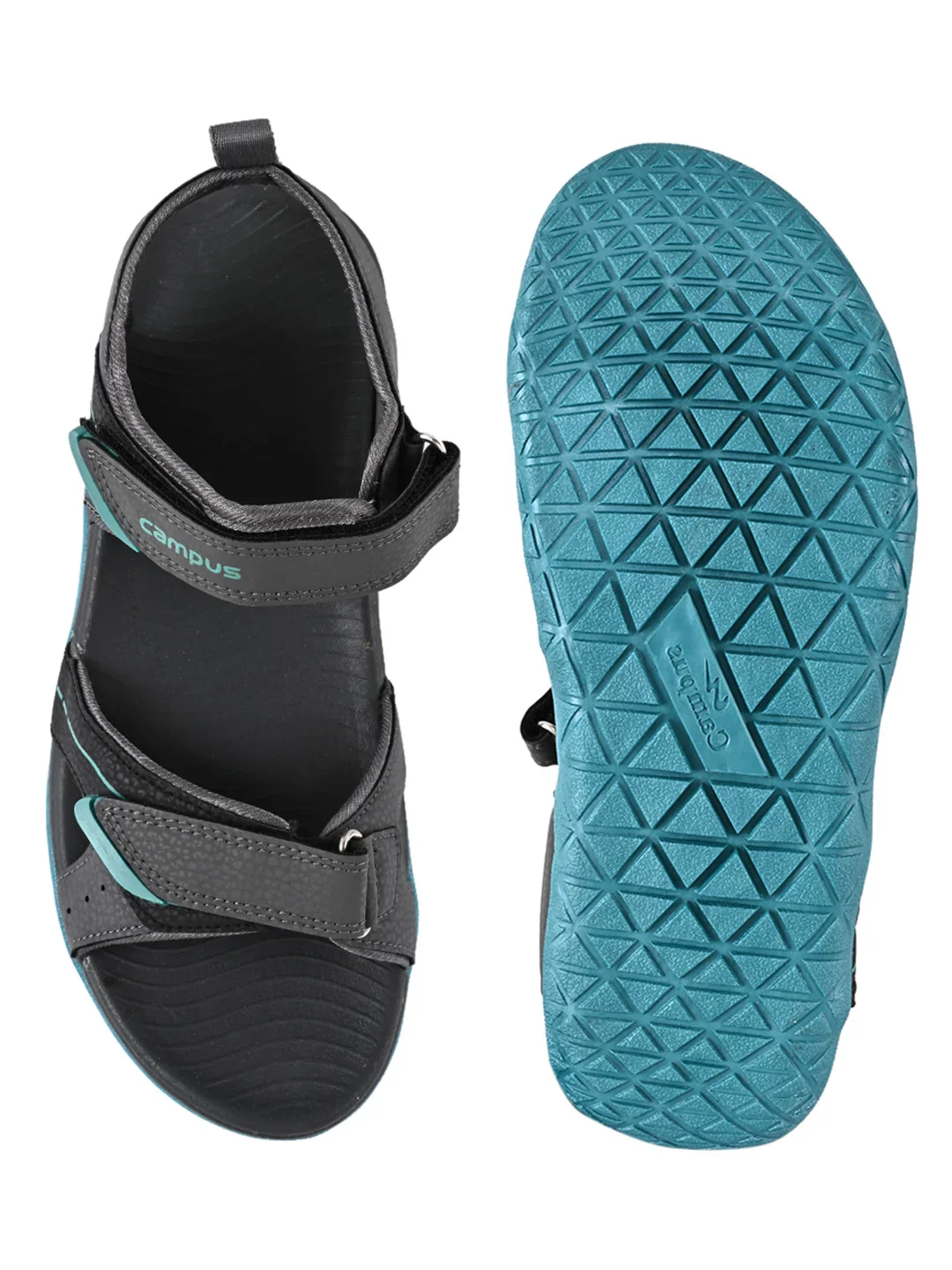 3K-SD-067B Grey Men's Sandals - Image 4