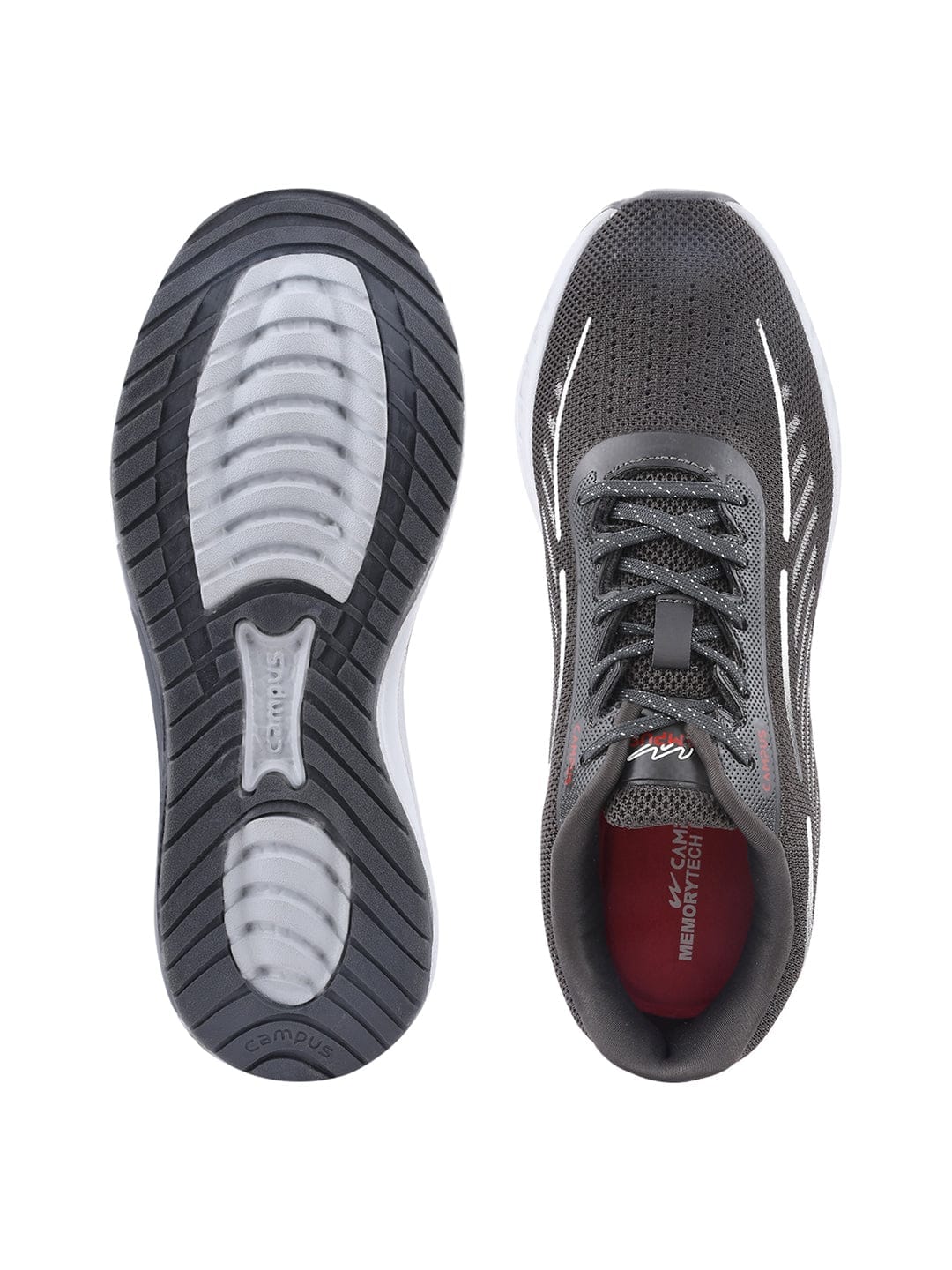 ABACUS Grey Men's Running Shoes - Image 4