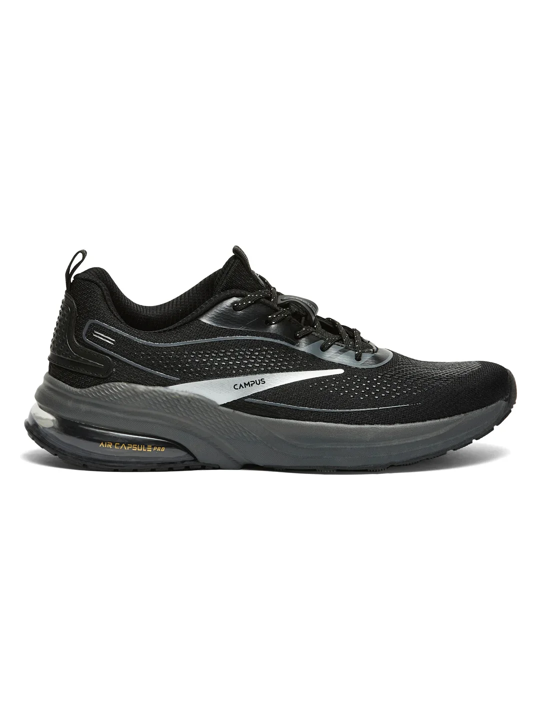 ACETATE Black Men's Running Shoes - Image 2