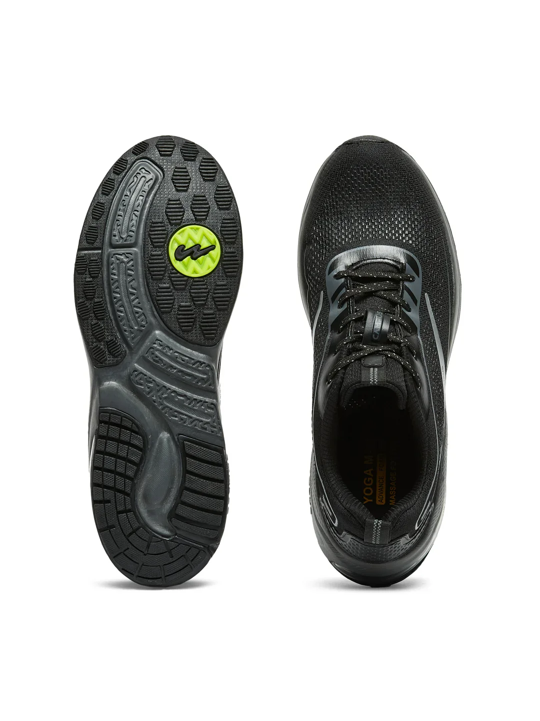 ACETATE Black Men's Running Shoes - Image 5