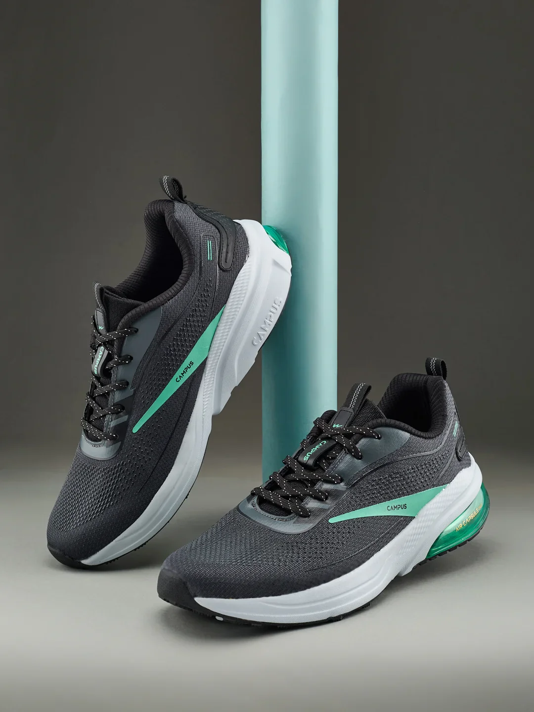 ACETATE Grey Men's Running Shoes