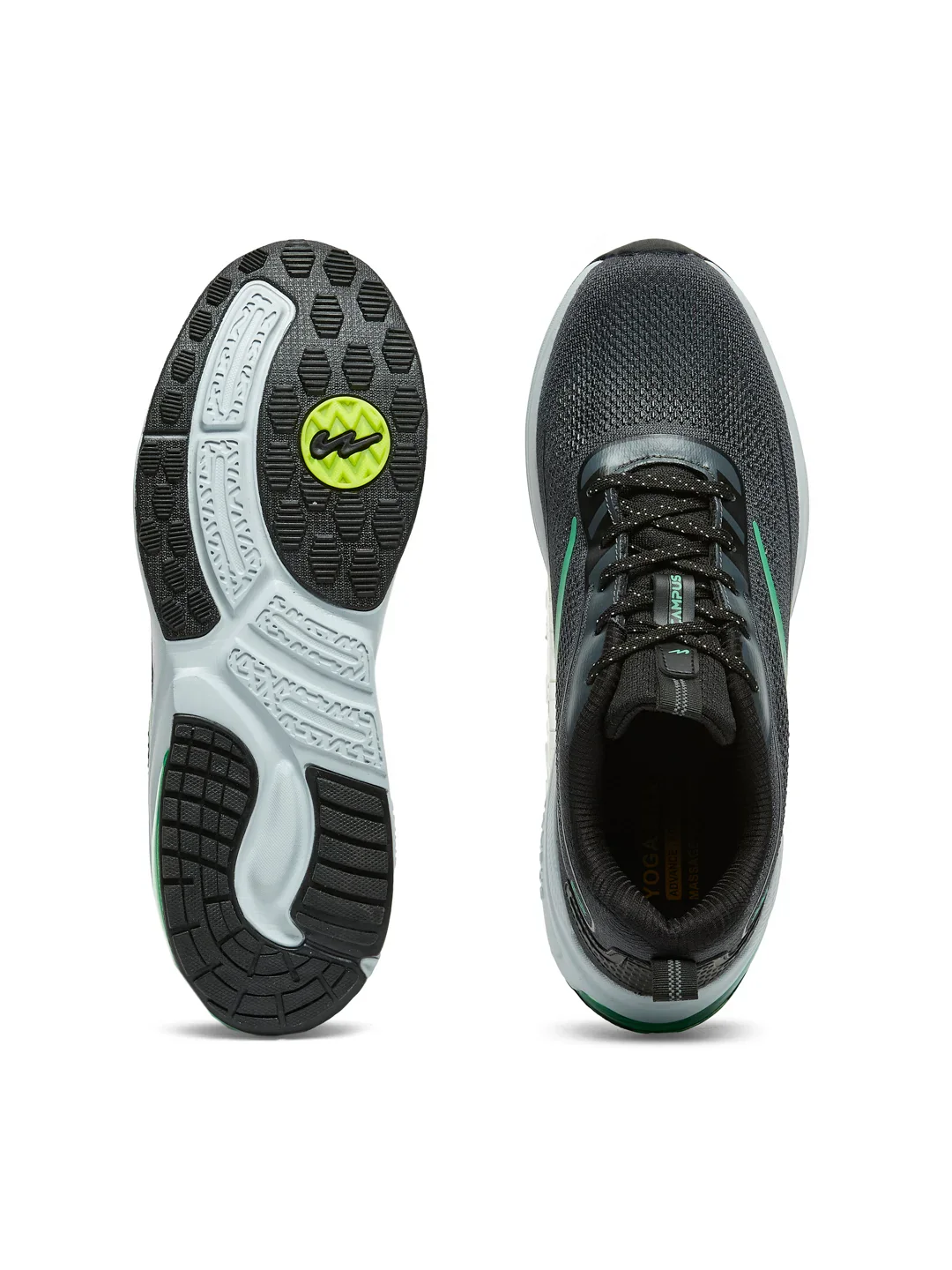 ACETATE Grey Men's Running Shoes - Image 5