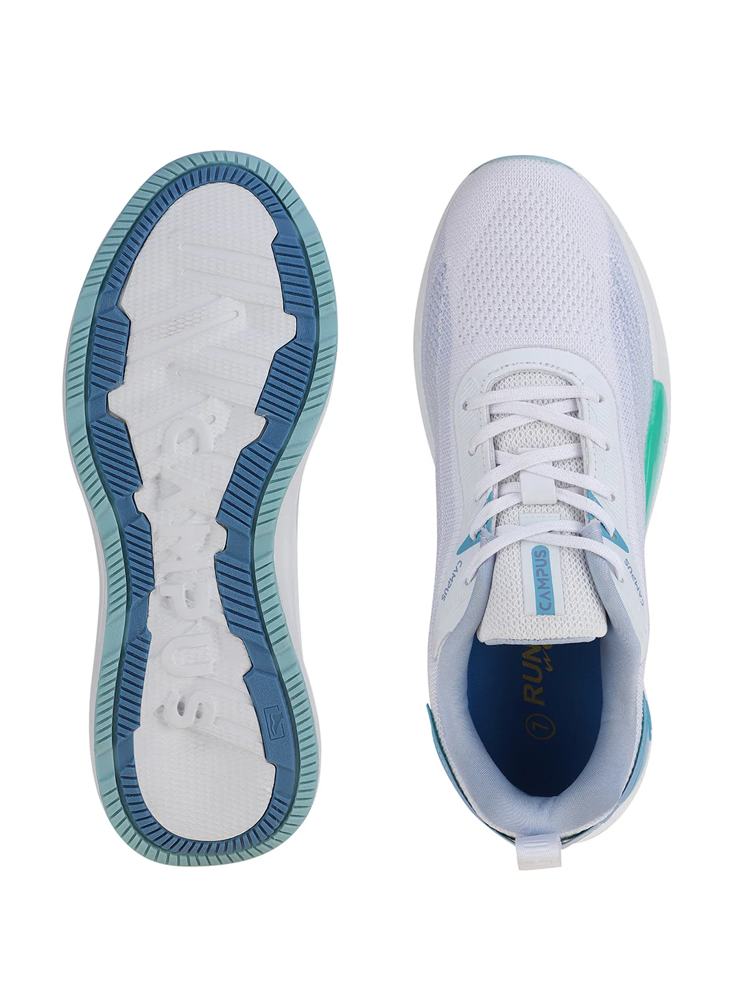 AGAIN White Men's Running Shoes - Image 5