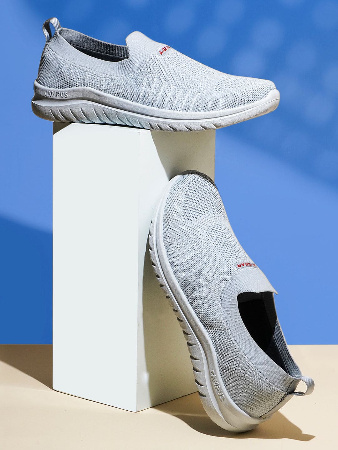 AGR-002 Grey Men's Walking Shoes - Image 5