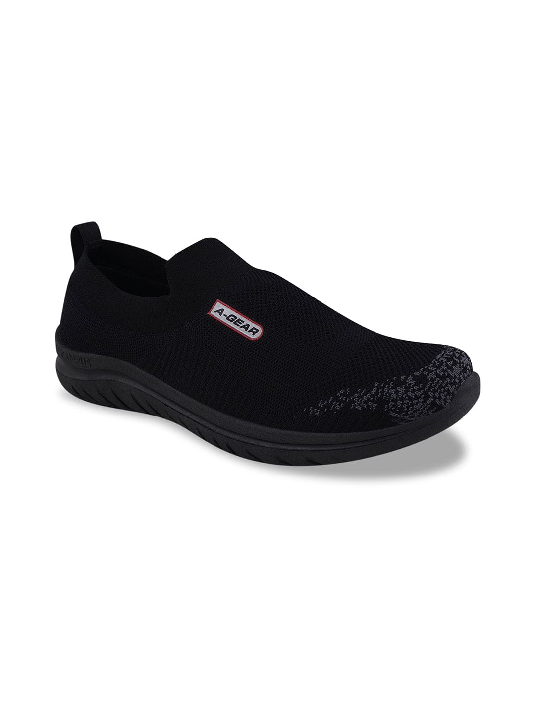 AGR-003 Black Men's Walking Shoes - Image 2
