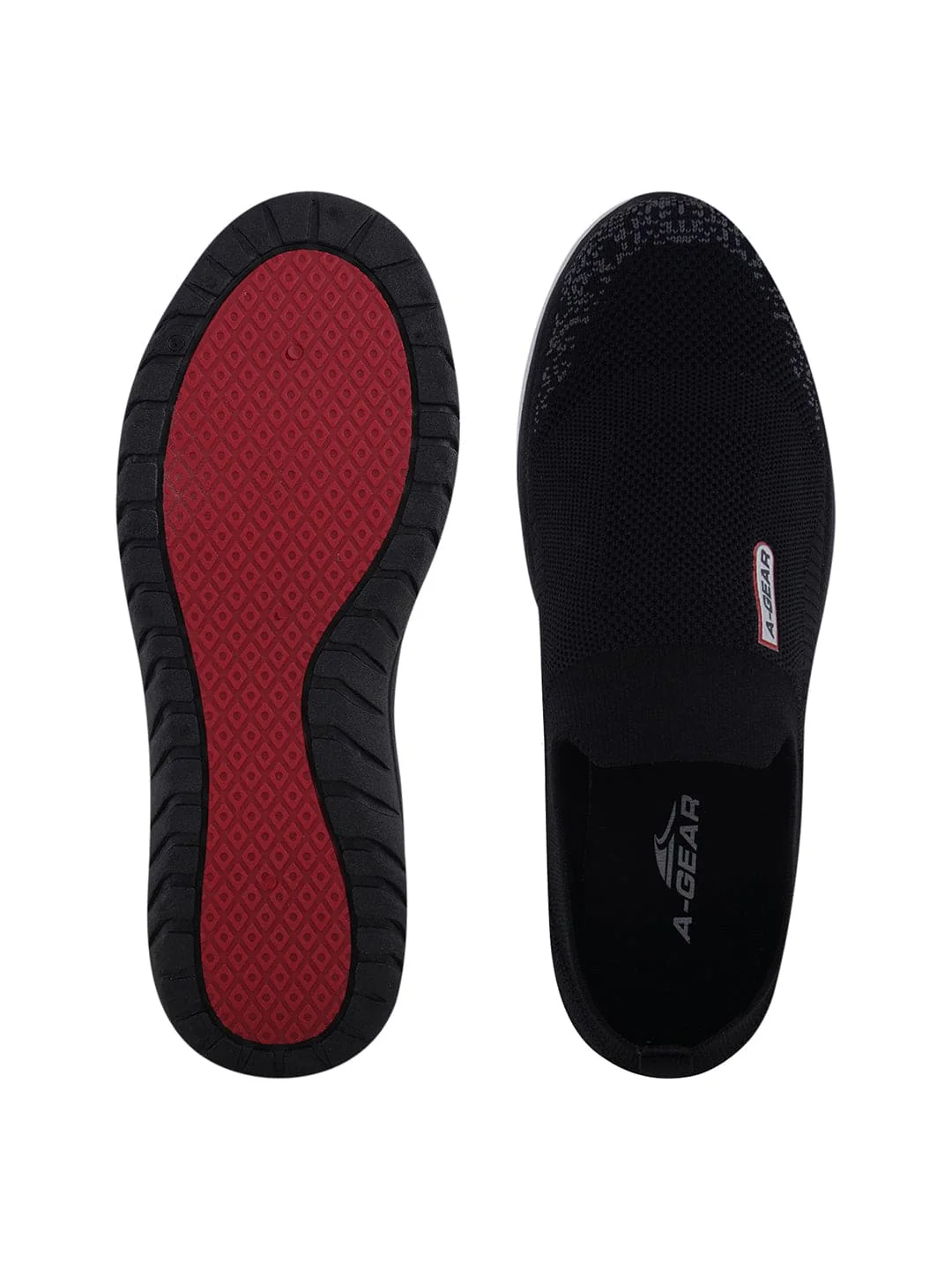 AGR-003 Black Men's Walking Shoes - Image 4