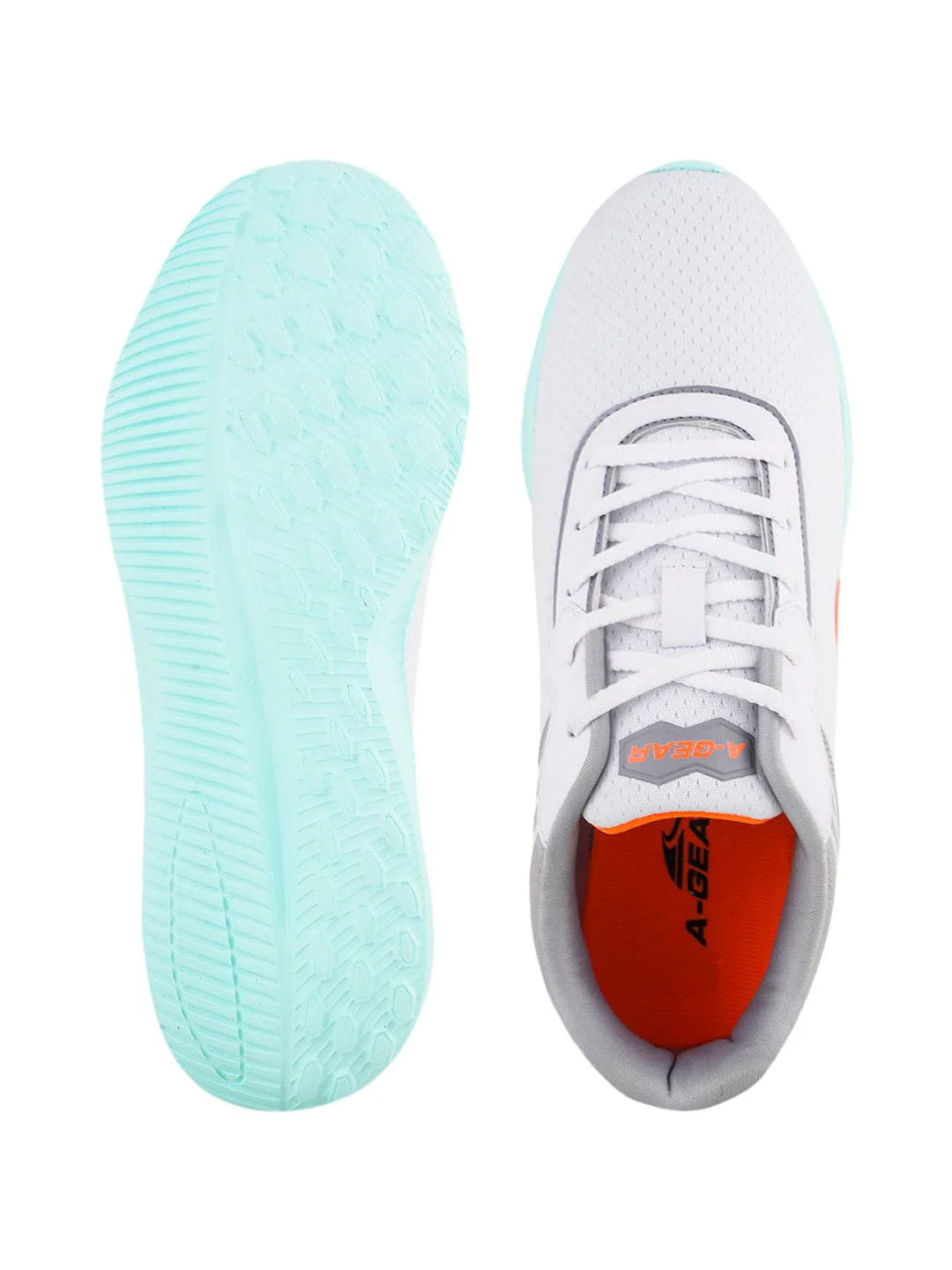 AGR-004 White Men's Sports Shoes - Image 4