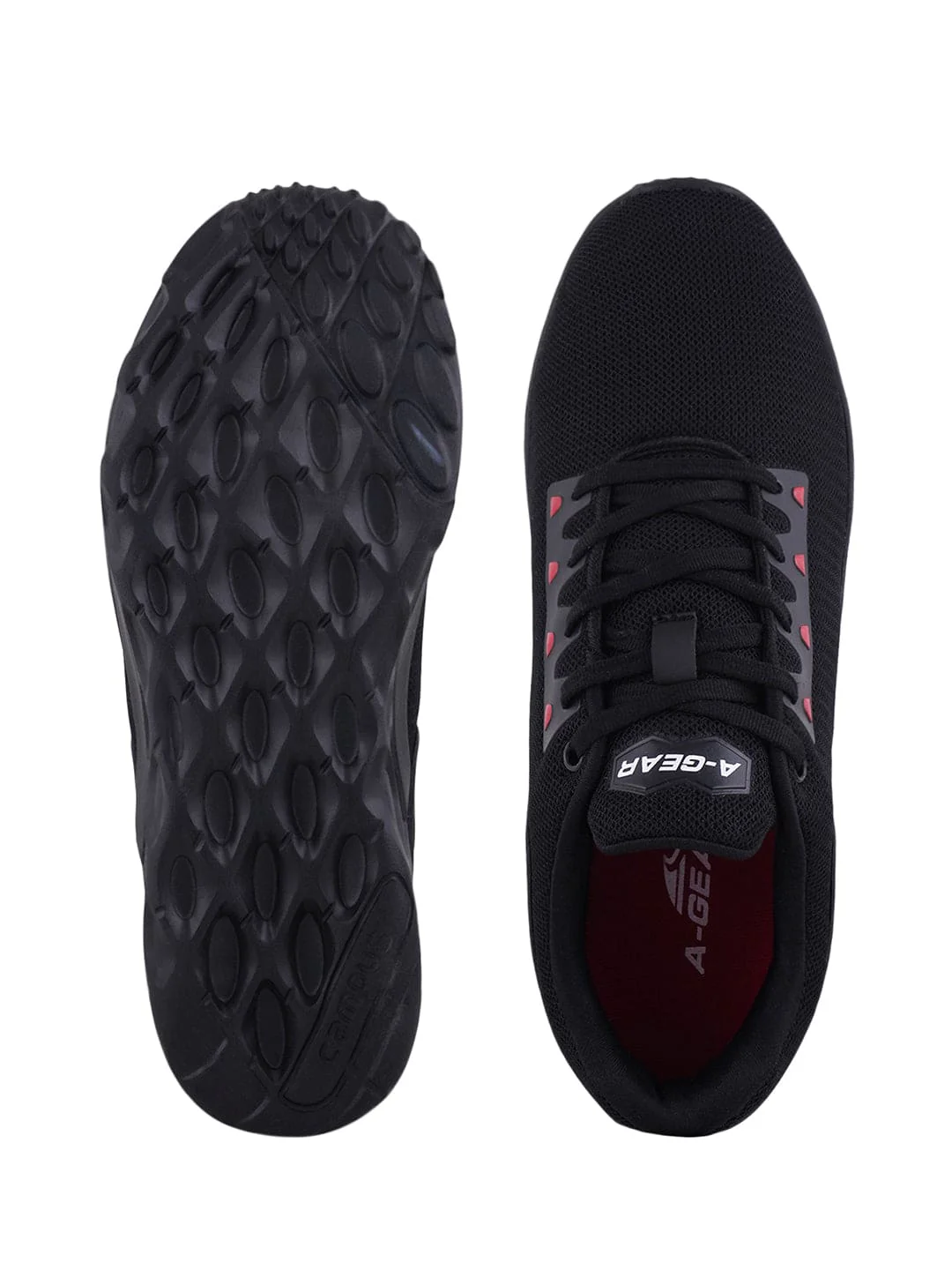 AGR-006 Black Men's Sports Shoes - Image 4