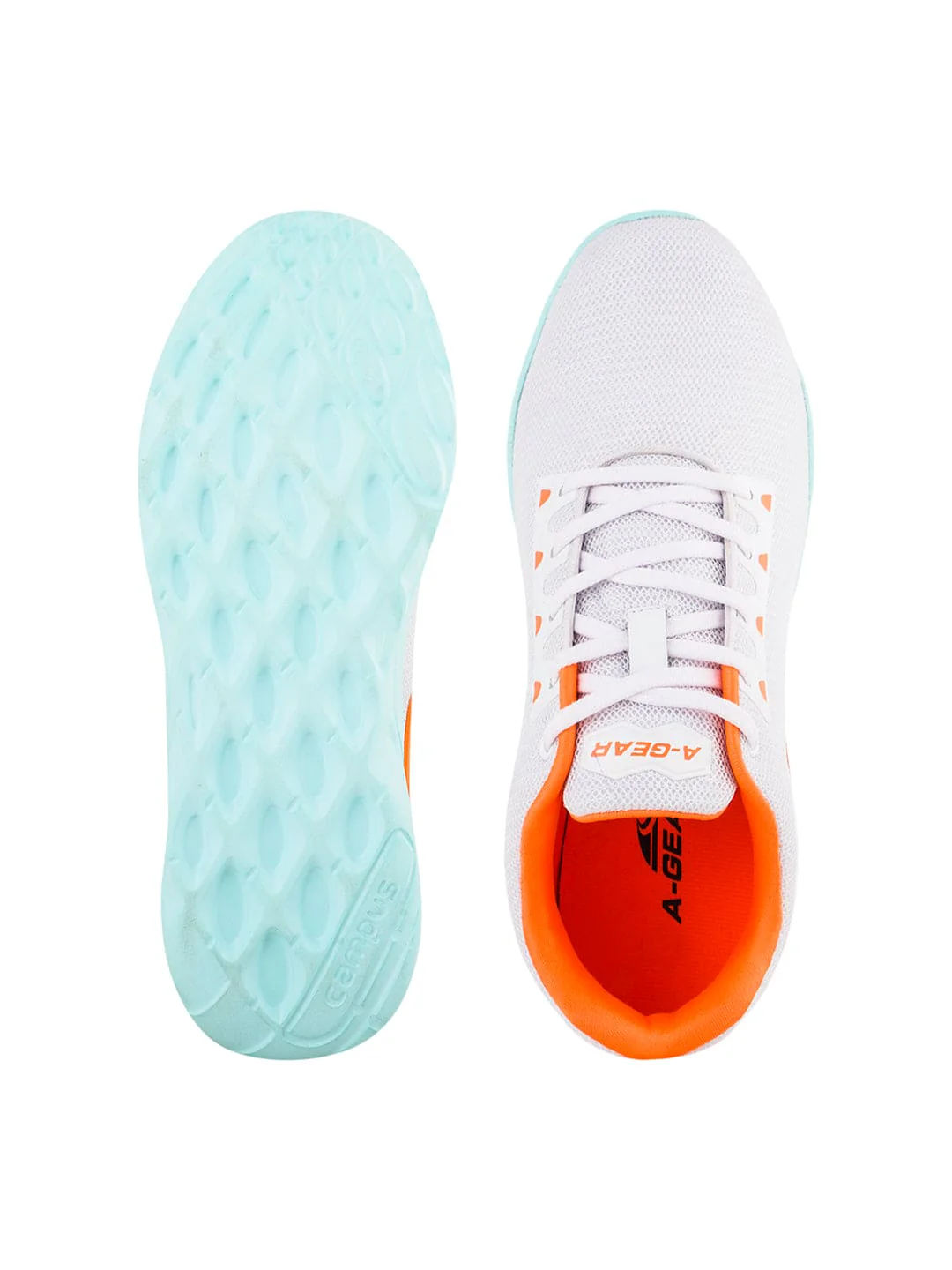 AGR-006 White Men's Sports Shoes - Image 4