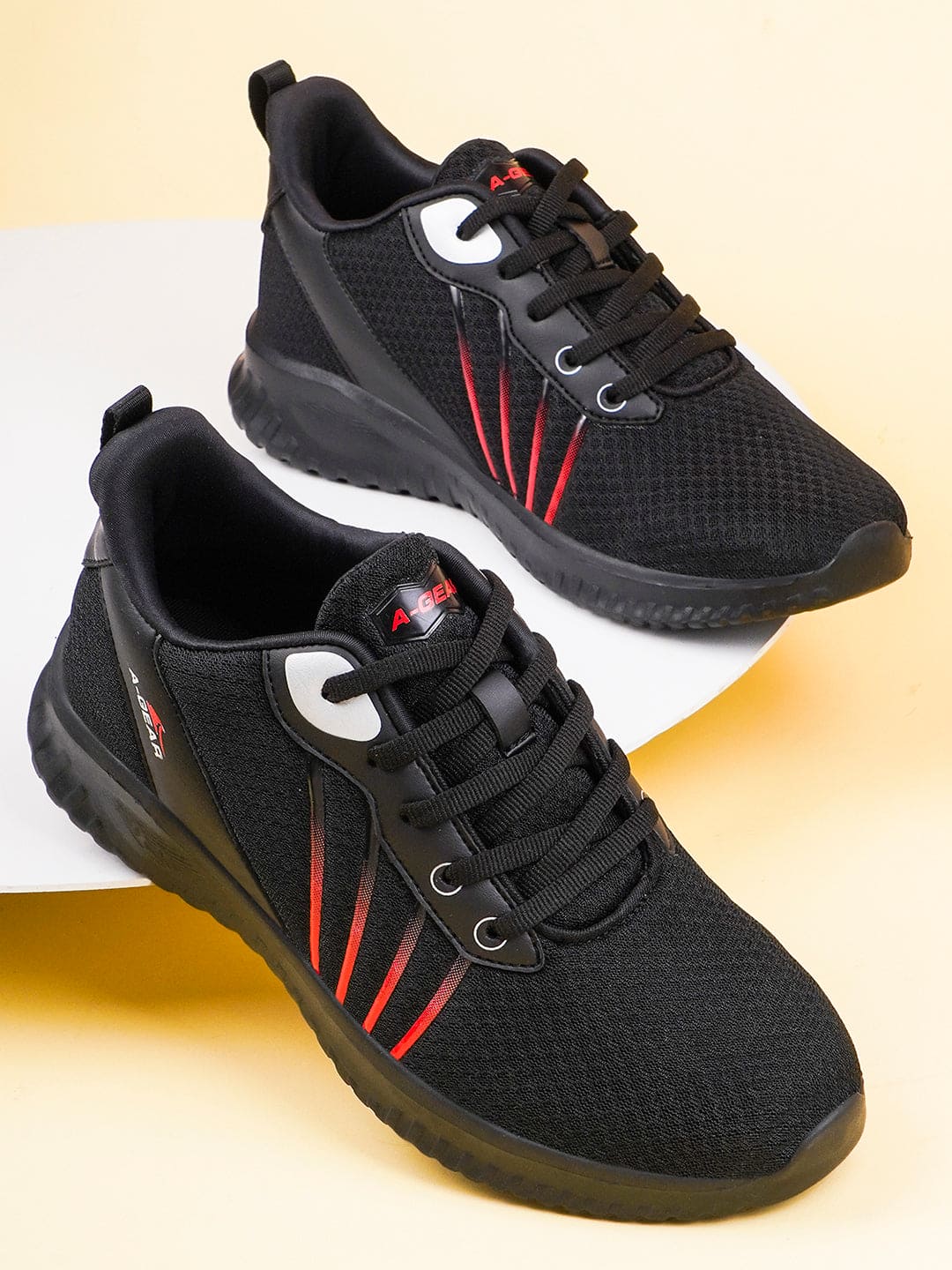 AGR-008 Black Men's Sports Shoes - Image 5