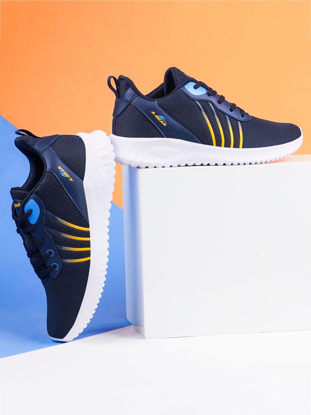 AGR-008 Navy Men's Sports Shoes - Image 5