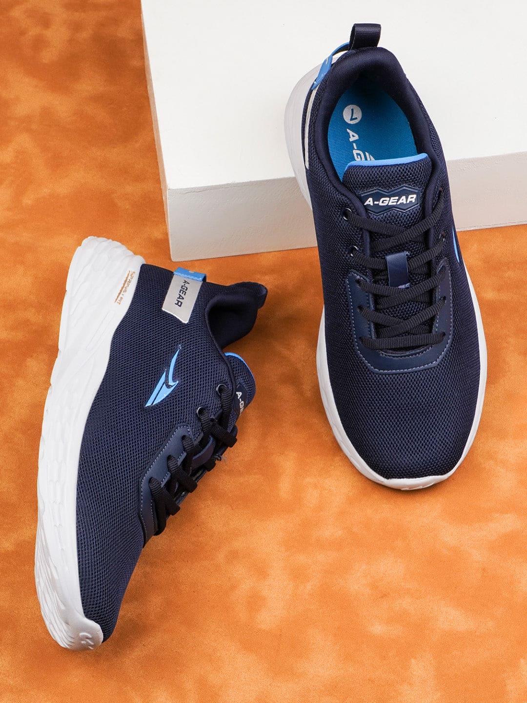AGR-009 Navy Men's Sports Shoes - Image 5