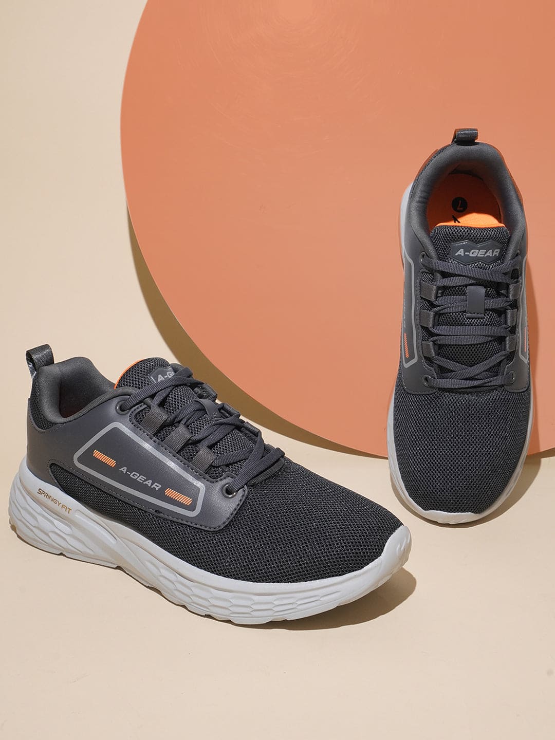 AGR-010 Grey Men's Sports Shoes - Image 5
