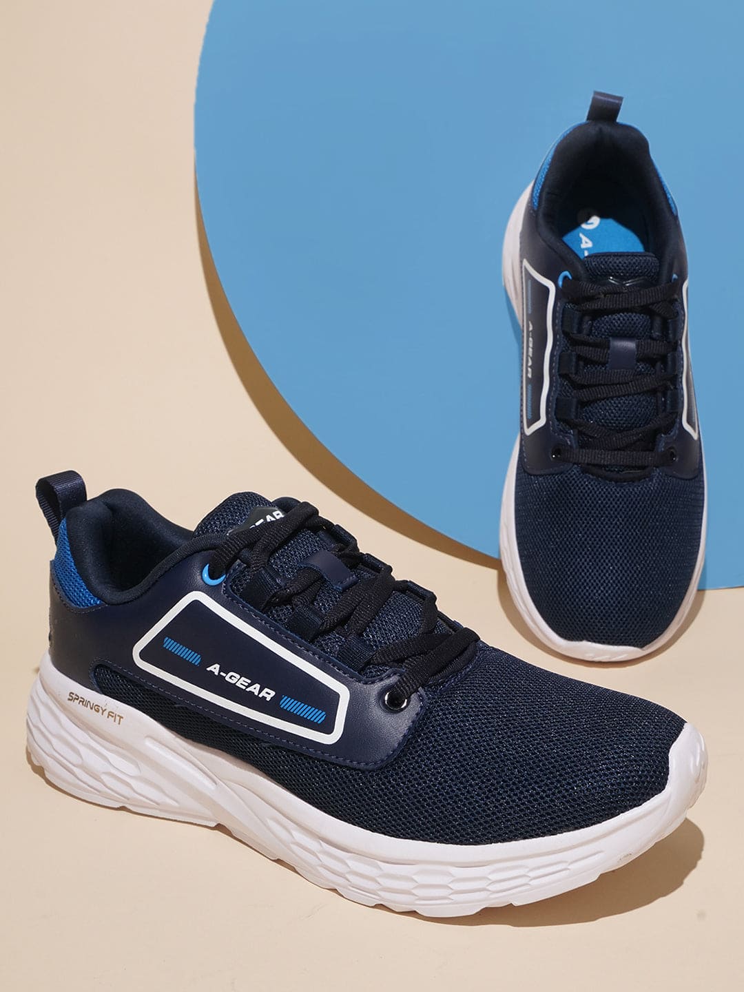 AGR-010 Navy Men's Sports Shoes - Image 5