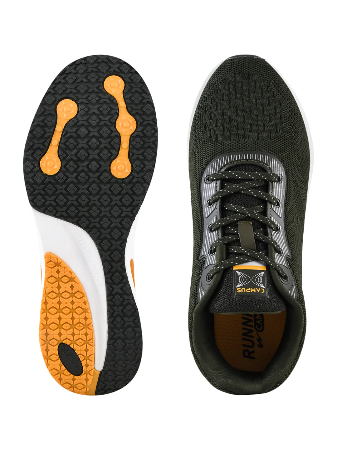 ALEX Olive Men's Running Shoes - Image 5