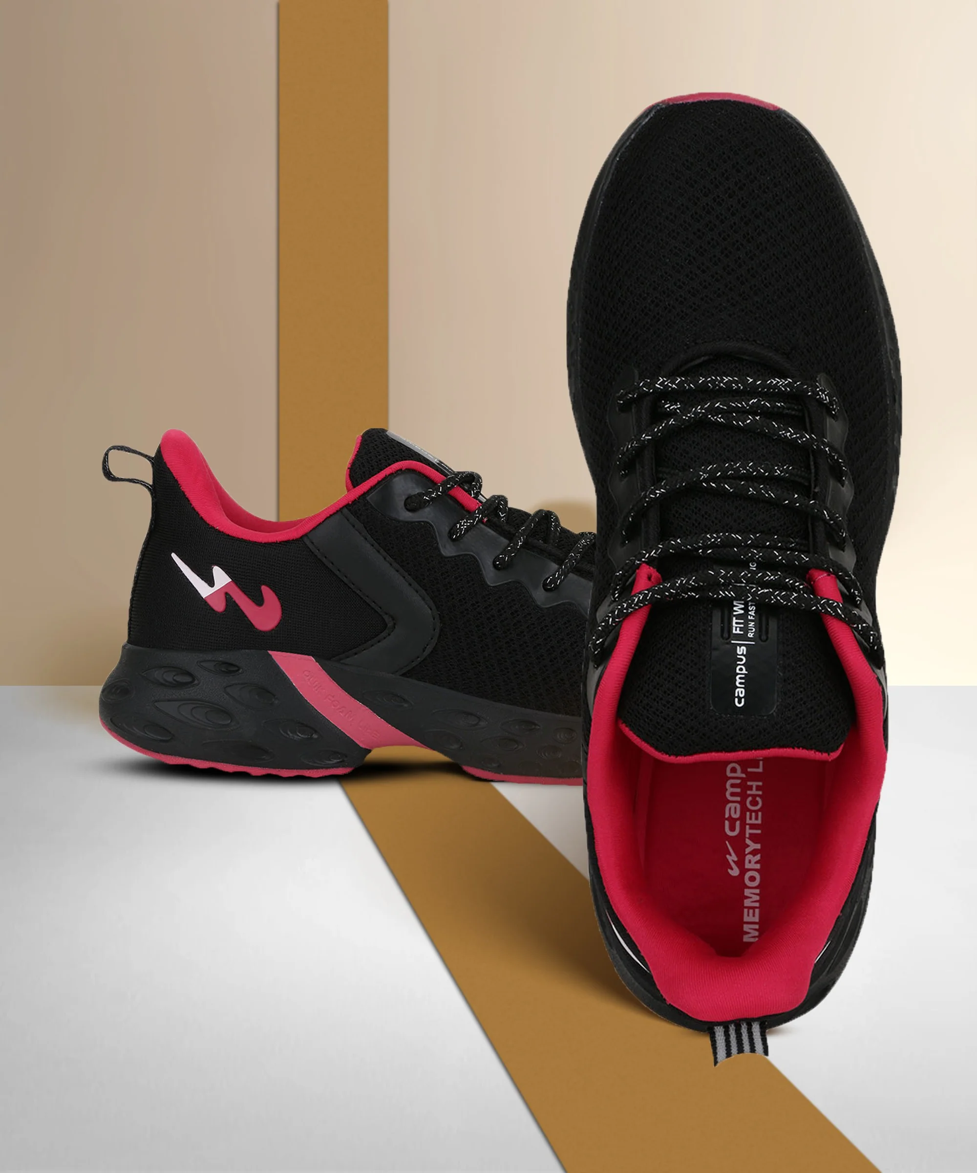 ALICE Black Women's Running Shoes - Image 5