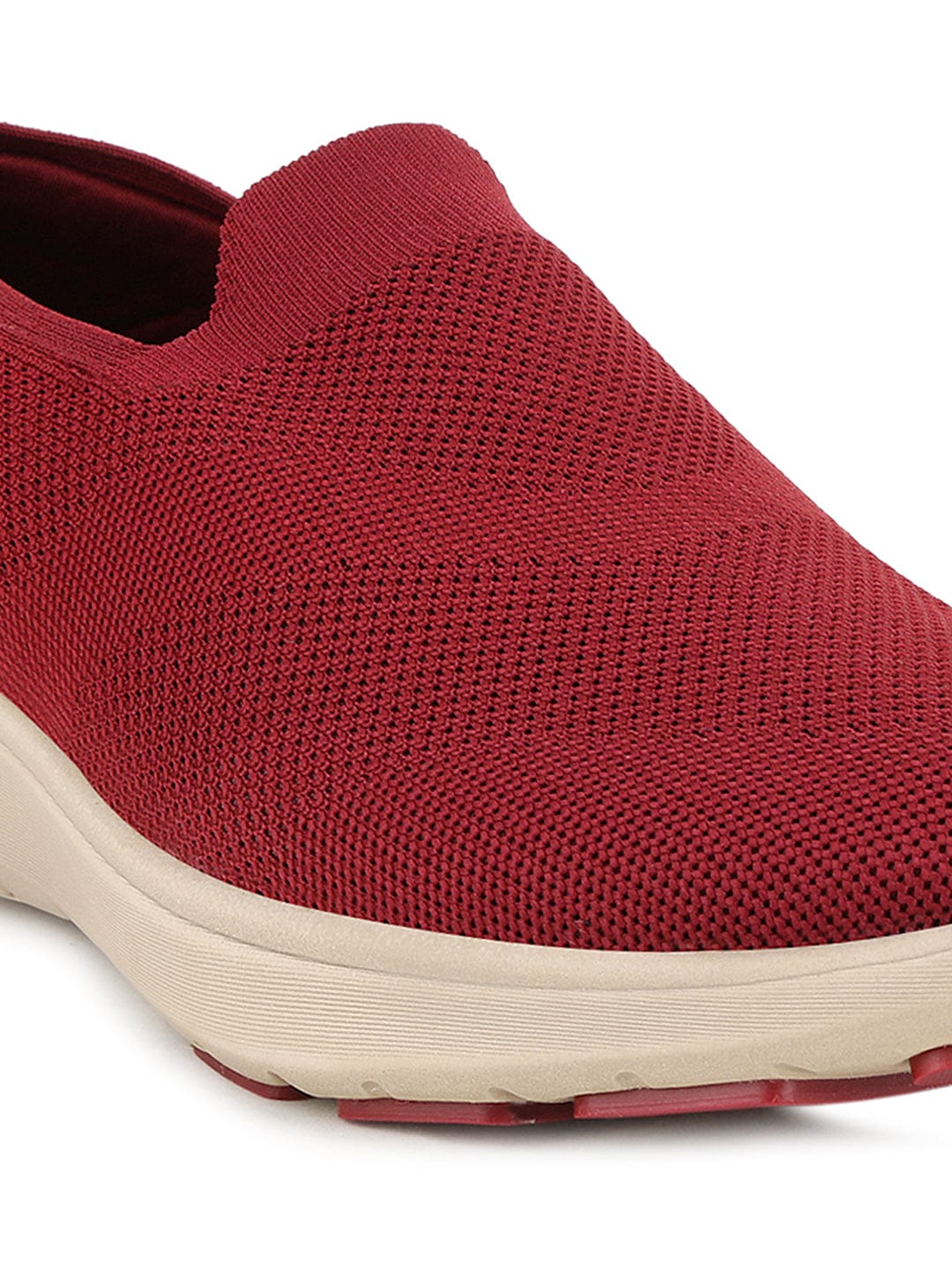 ALLEN Red Men's Walking Shoes - Image 5