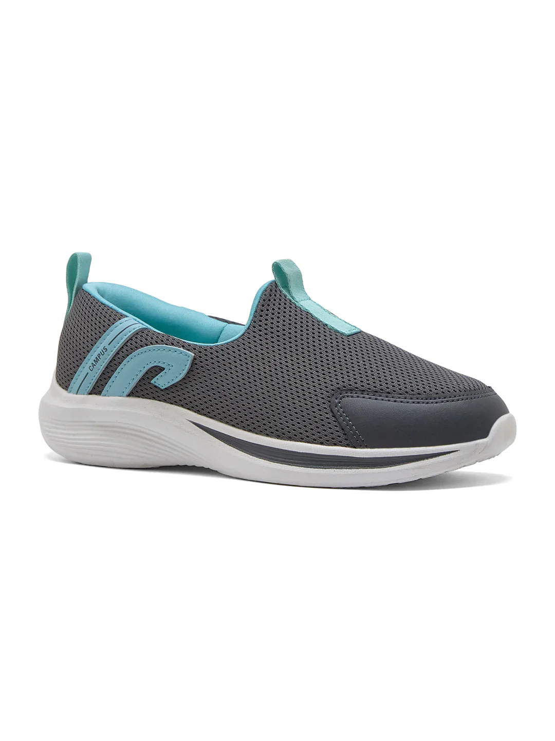 AMBLE Grey Women's Walking Shoes - Image 2