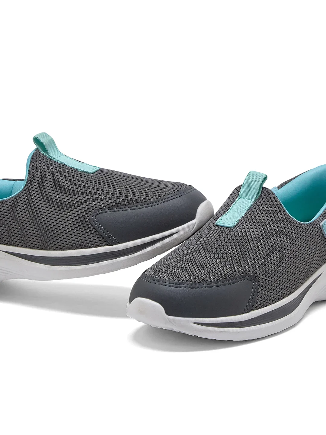 AMBLE Grey Women's Walking Shoes - Image 7