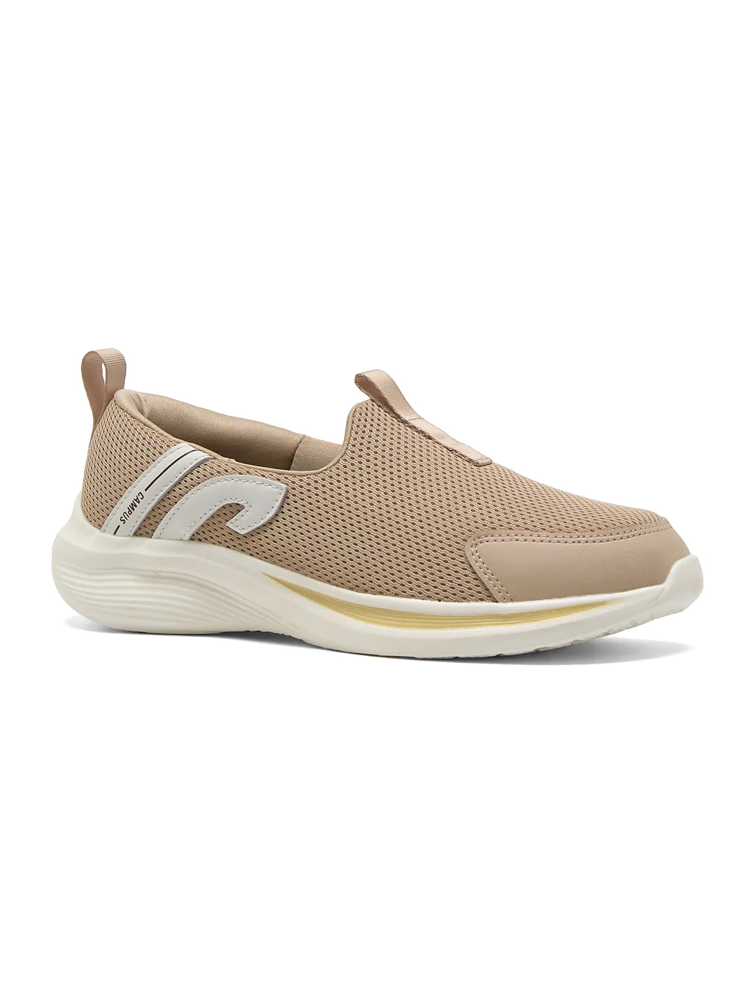 AMBLE Beige Women's Walking Shoes - Image 2