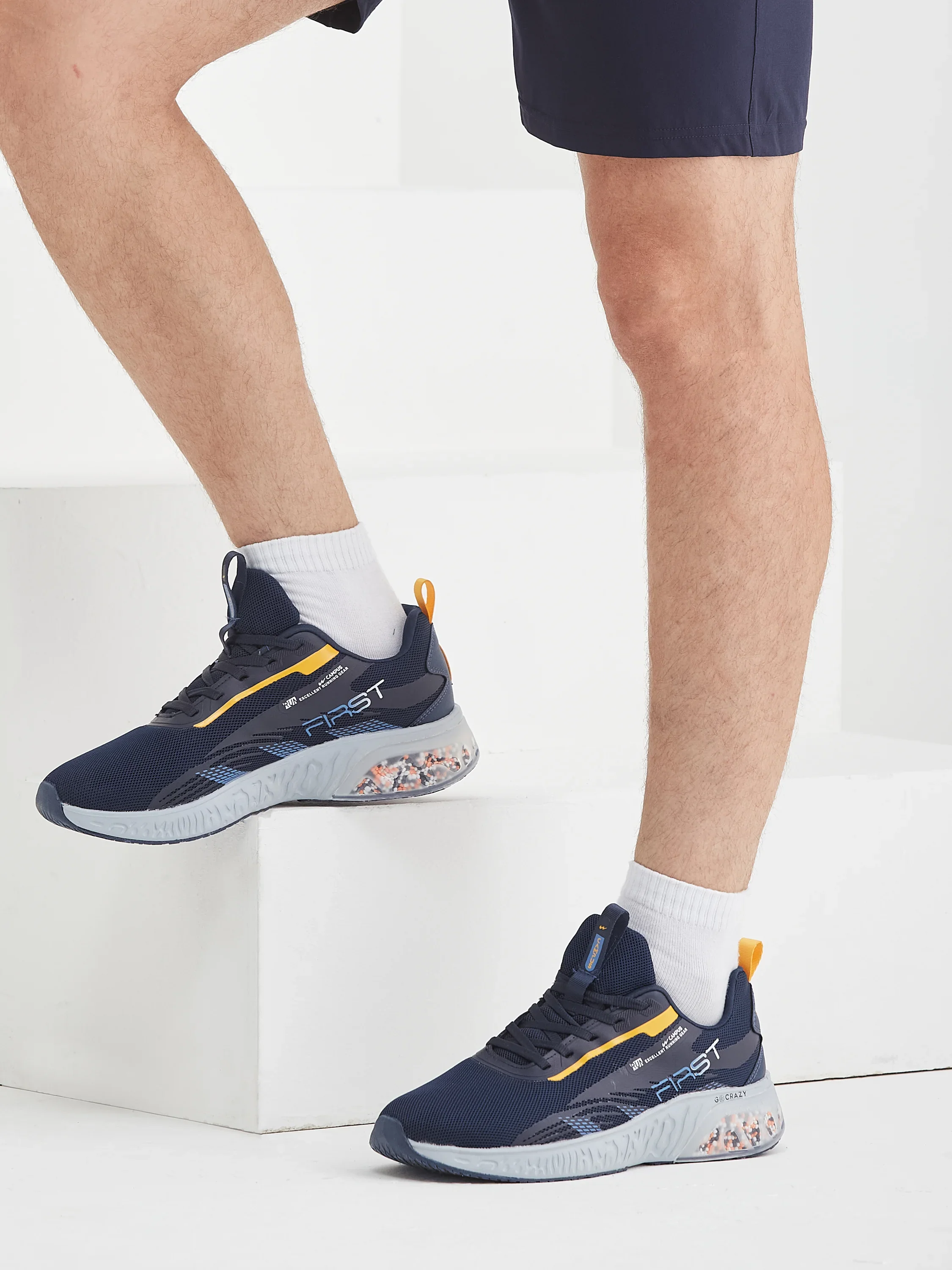 FIRST Navy Men's Running Shoes - Image 8