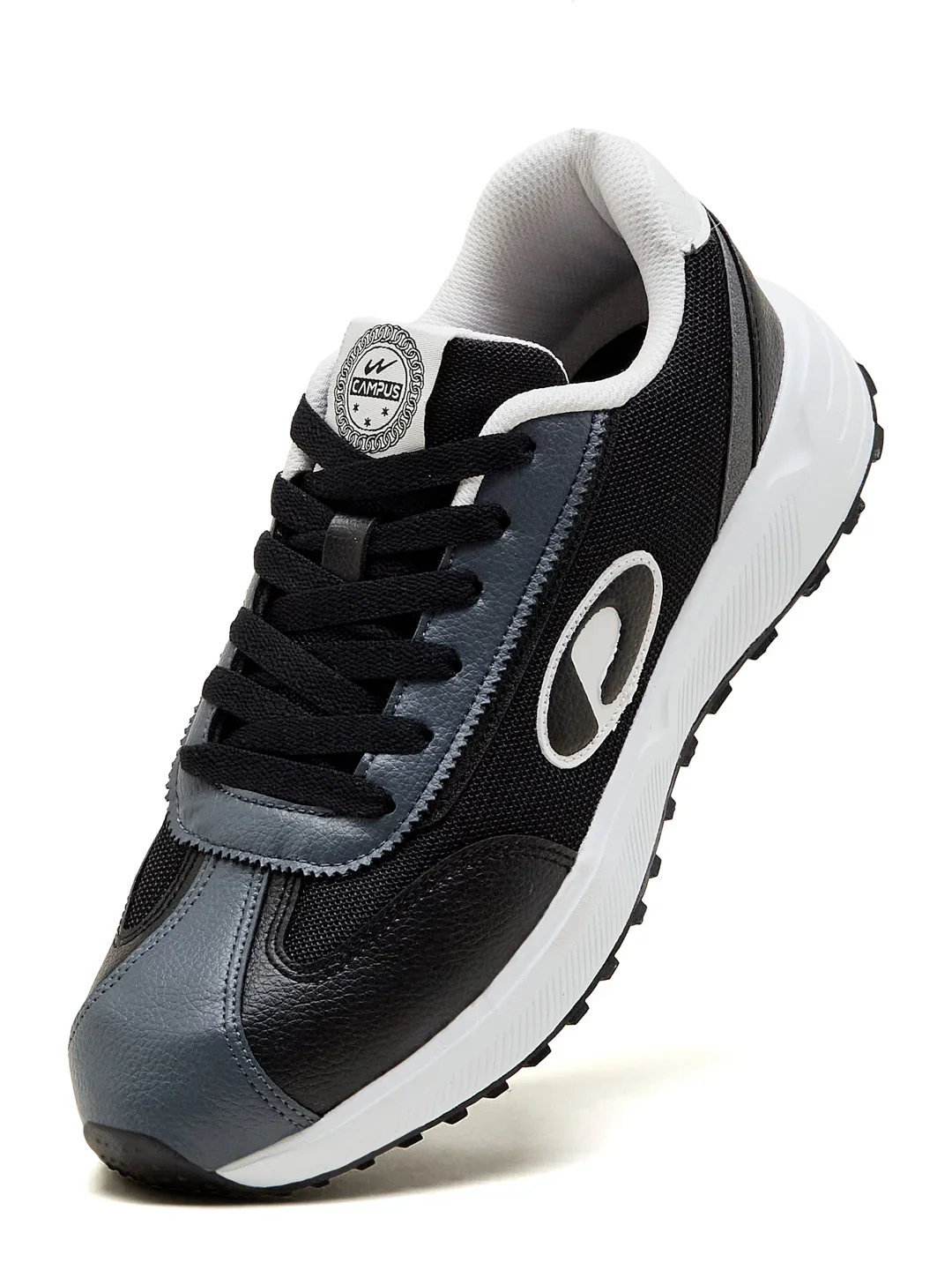ASEND Black Men's Sneakers - Image 3