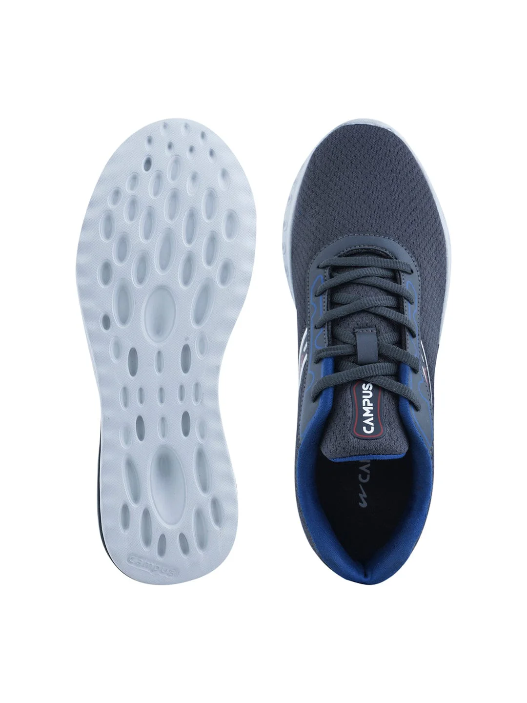 ATLANTIS Grey Men's Running Shoes - Image 4