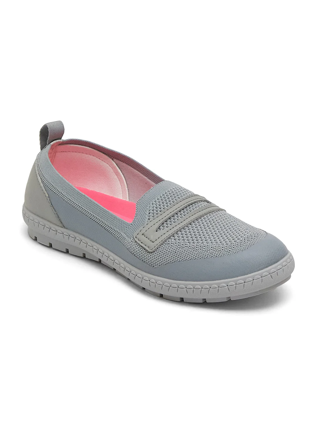 AVERY Grey Women's Walking Shoes - Image 3
