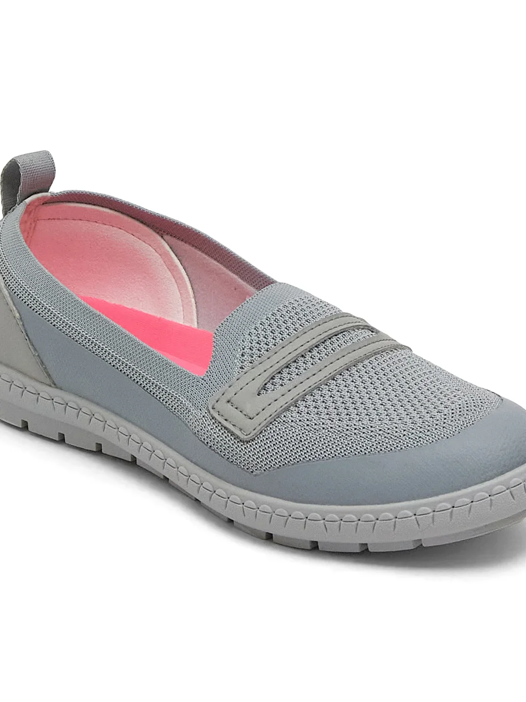 AVERY Grey Women's Walking Shoes - Image 7